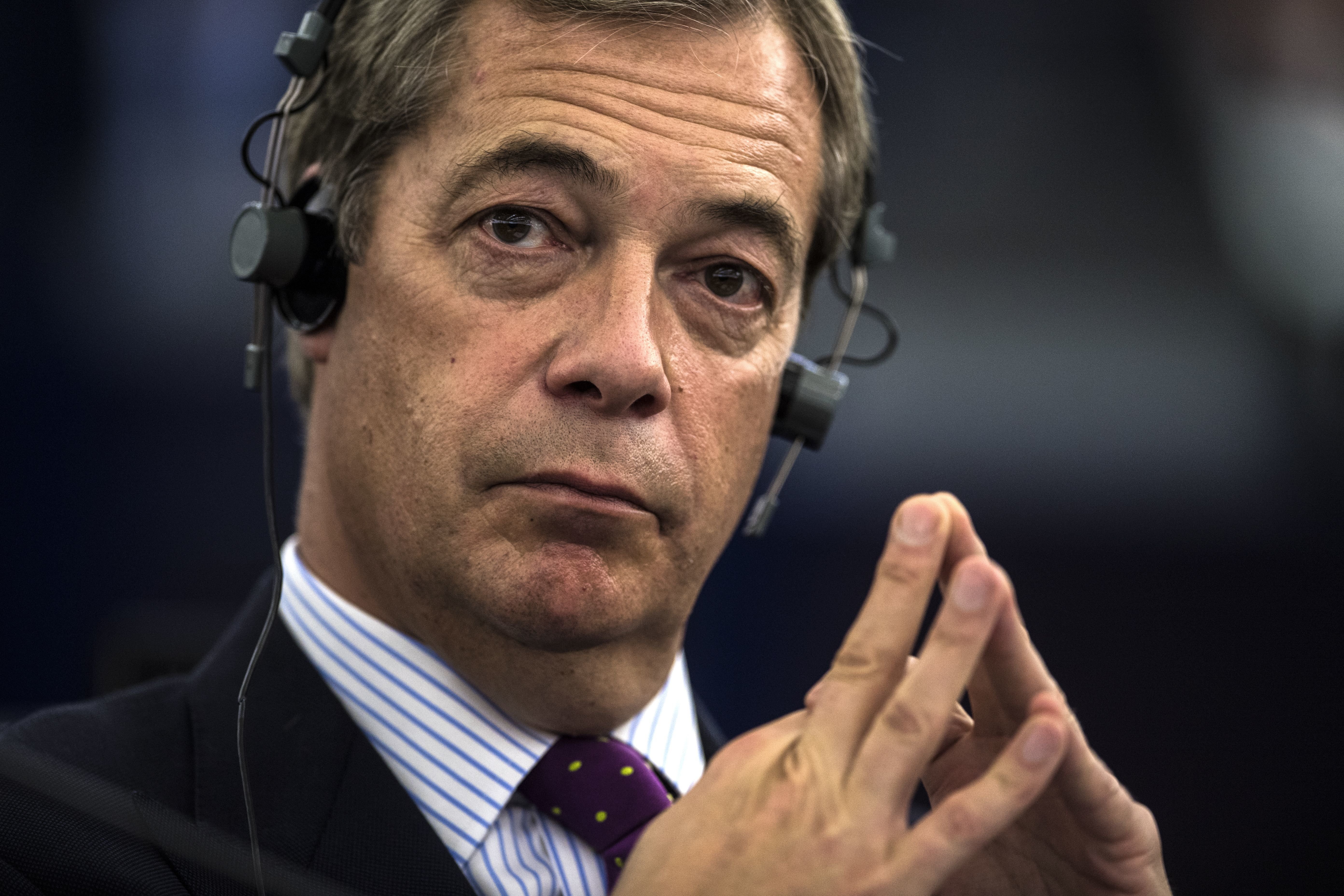 <strong>Former UKIP leader Nigel Farage</strong>