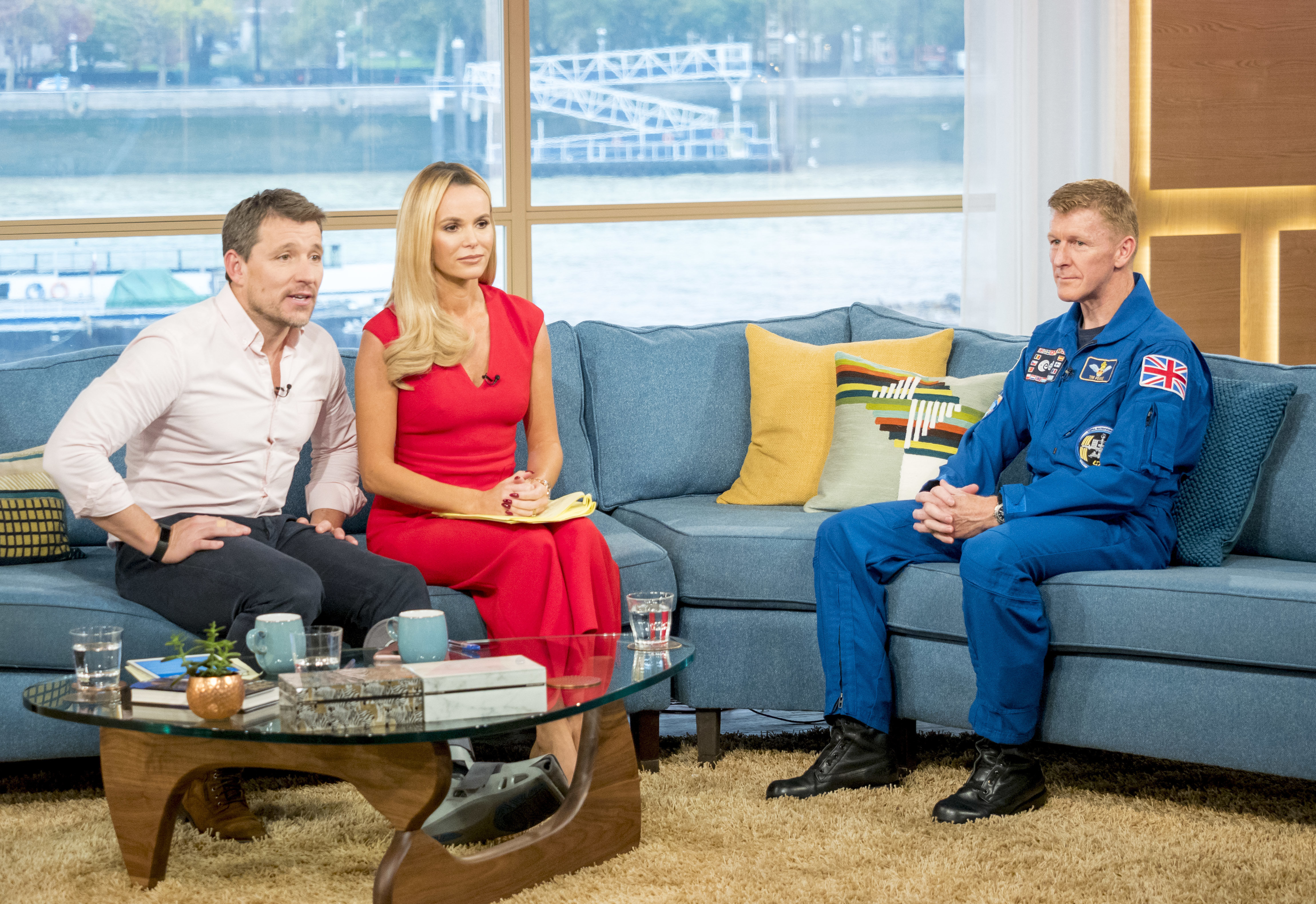 <strong>'This Morning' hosts Ben Shephard and Amanda Holden interviewed Tim Peake on Thursday's show.</strong>