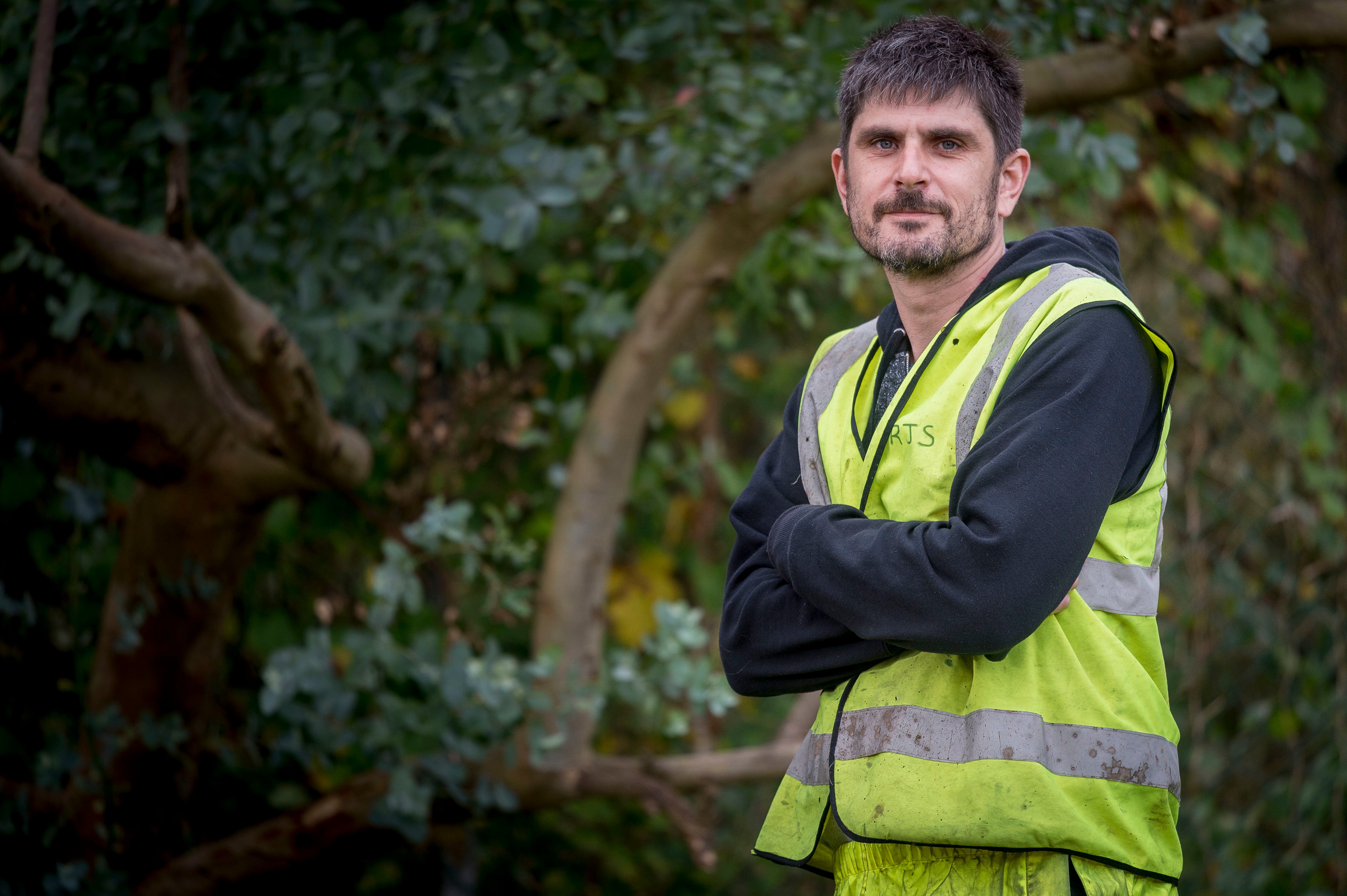 <strong>Self-employed welder Andy White from Gorelston, Norfolk, has been left with less than &pound;100 after a cap on his benefits was imposed</strong>