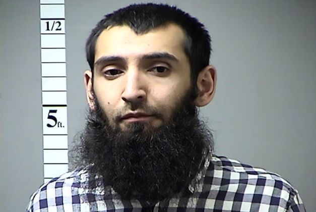 <strong>Sayfullo Habibullaevic Saipov is in police custody in New York City. The photo above was provided by the St. Charles County Department of Corrections in Missouri.</strong>