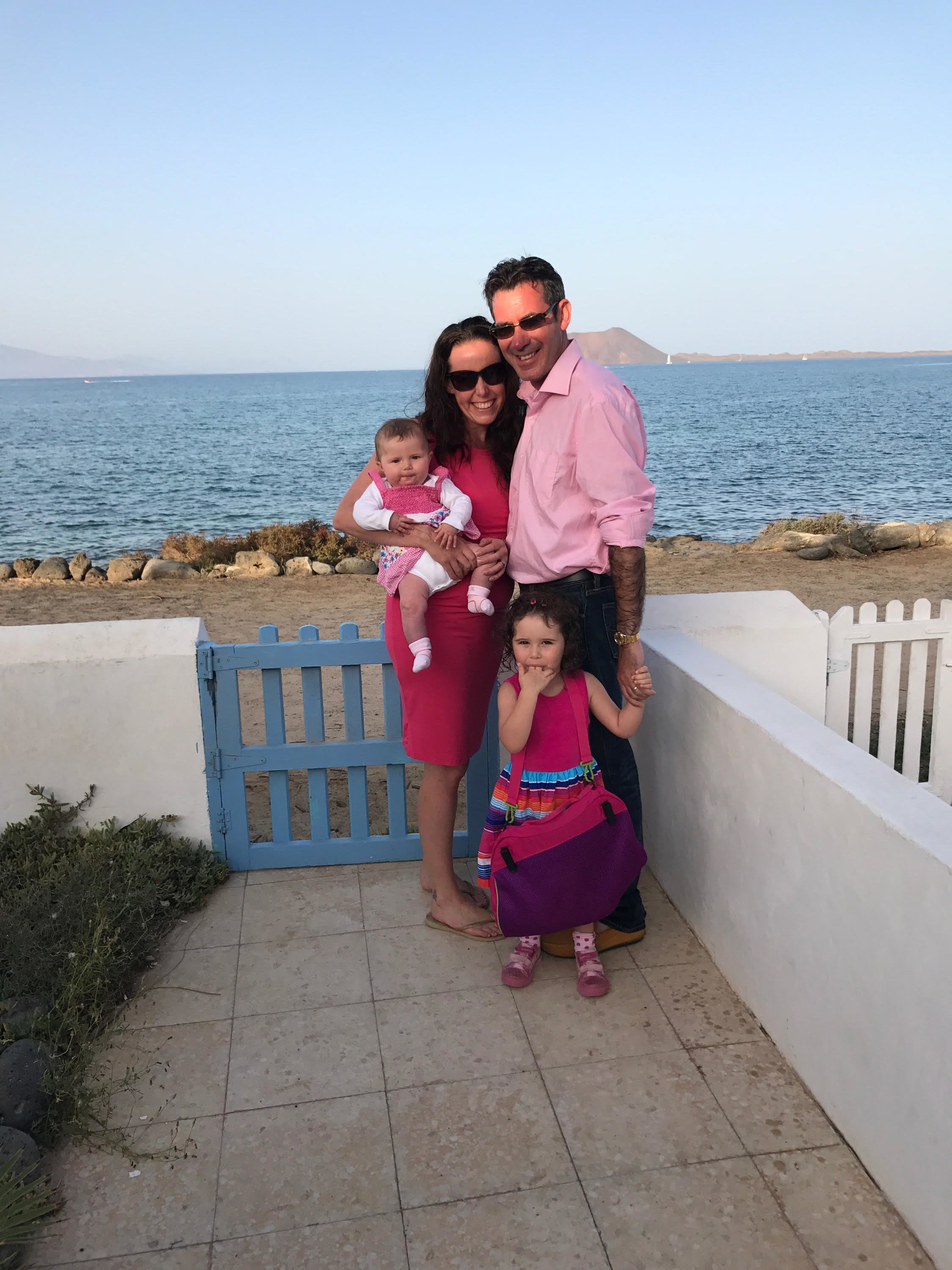 David and Katrina Murray-Hundley&nbsp;with their daughters three-year-old Harriet and five-month-old Georgina.