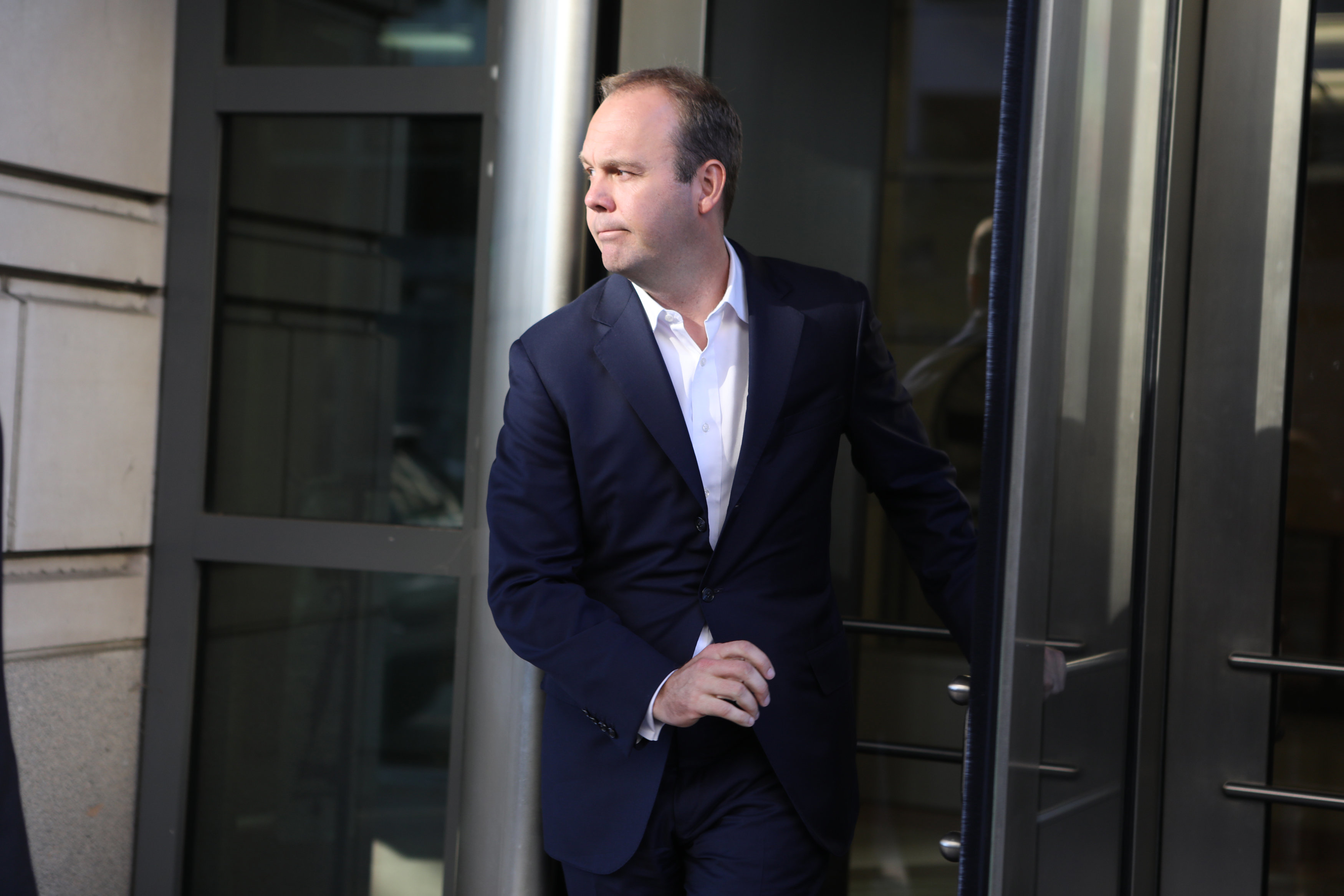 <strong>Rick Gates leaving court earlier this week.</strong>