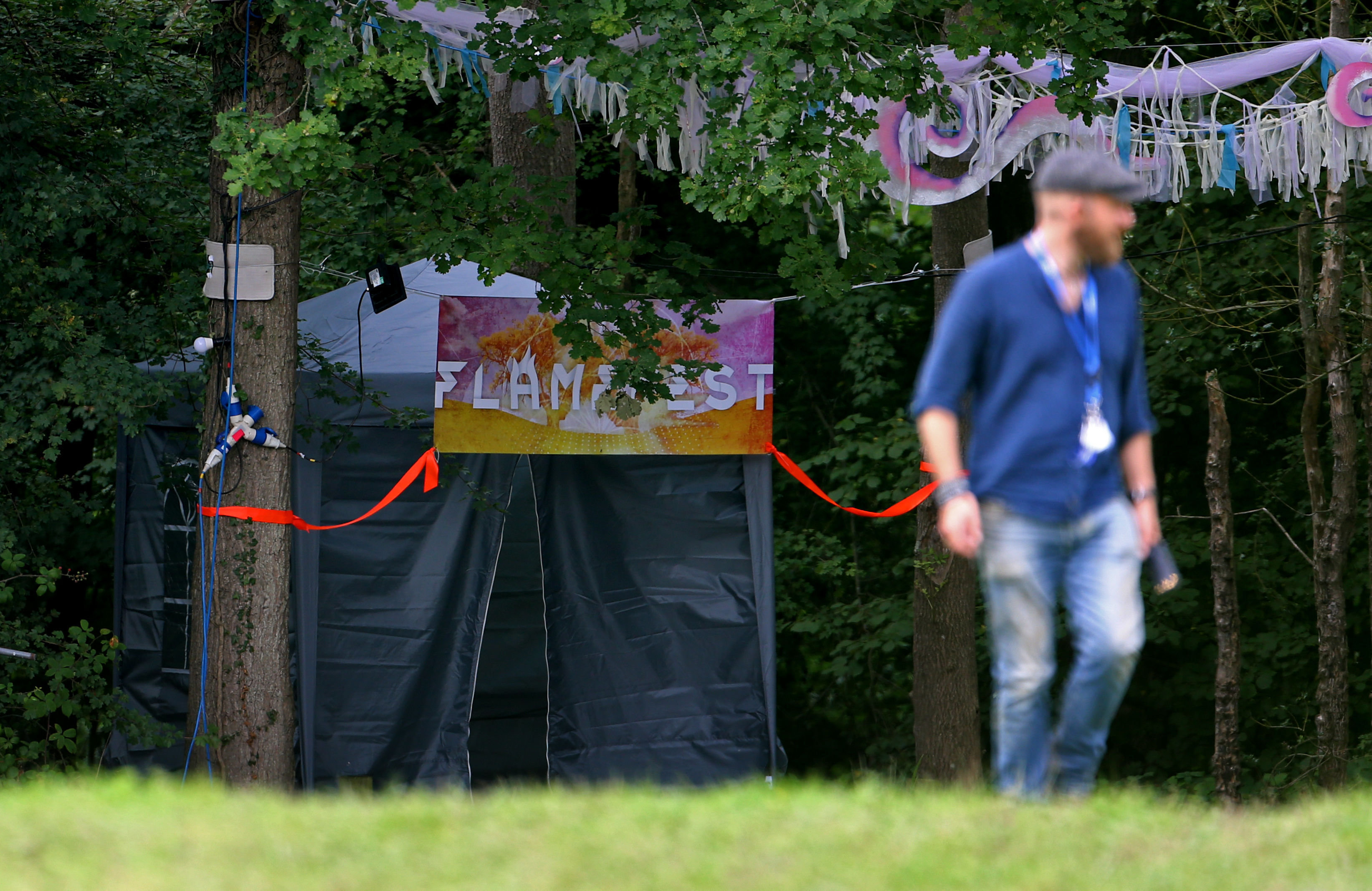 <strong>A view of the entrance to the Flamefest festival in Tunbridge Wells, Kent</strong>