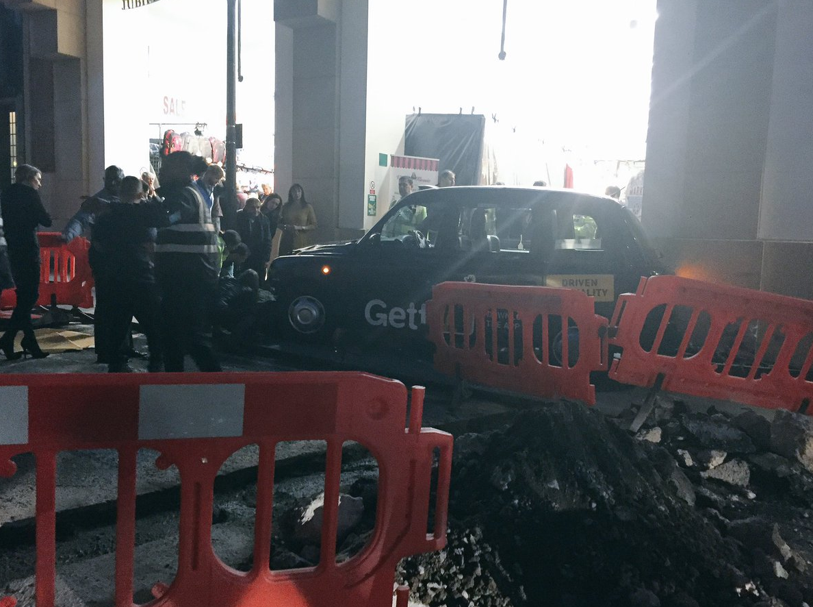 <strong>Police have reported a 'serious injury accident' involving a taxi in Covent Garden&nbsp;</strong>