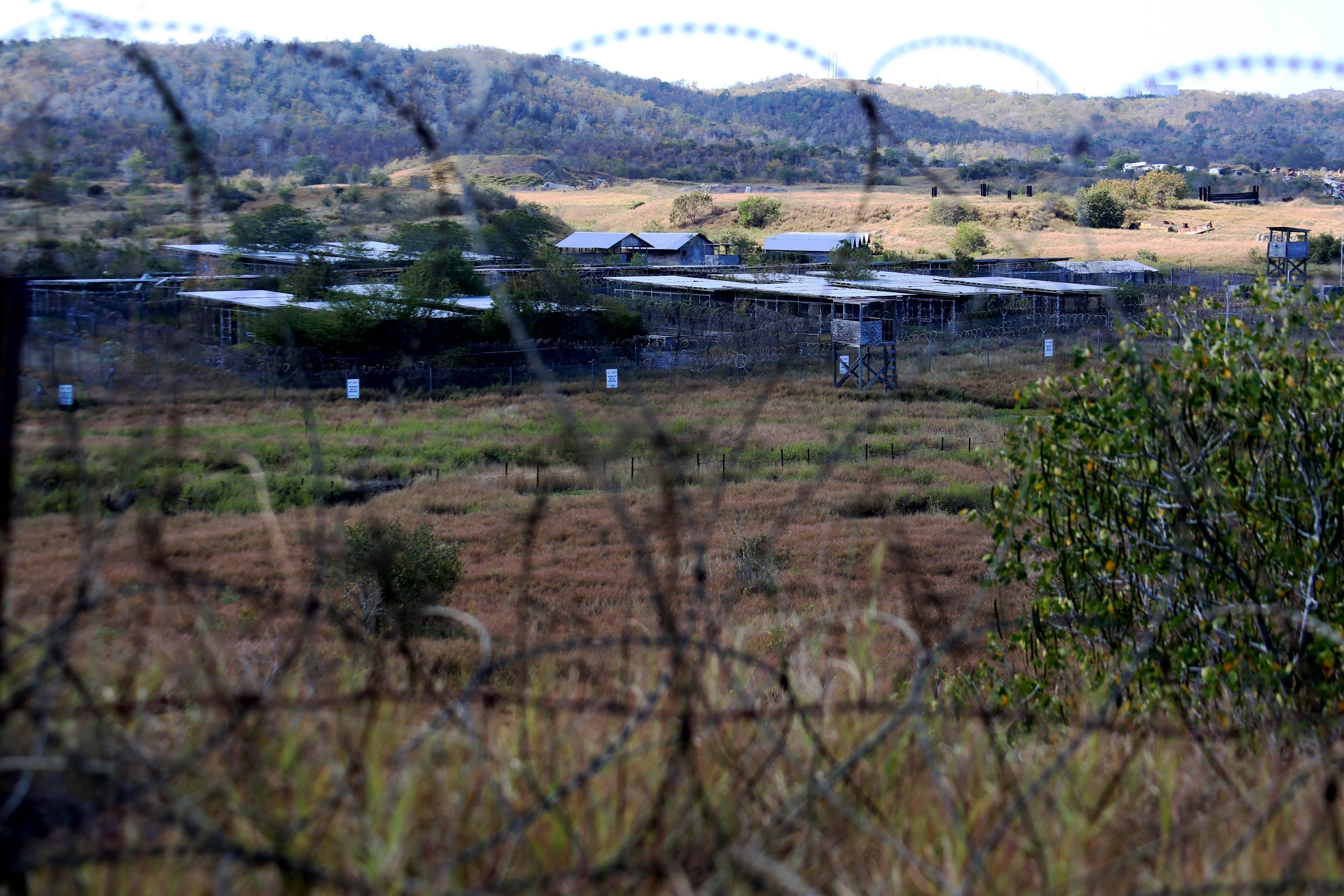 <strong>Guantanamo Bay's infamous Camp X-Ray.</strong>