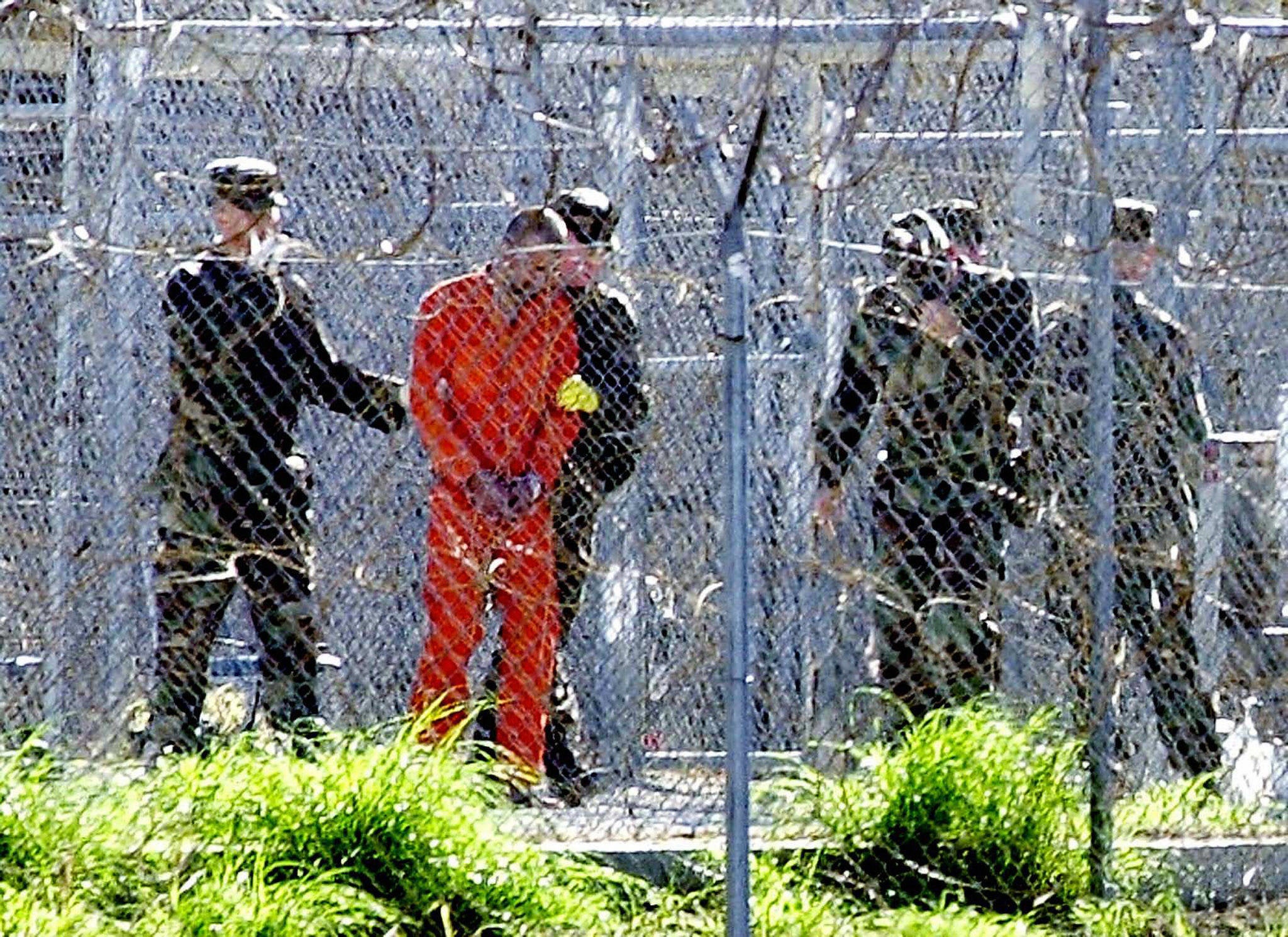 <strong>The infamous orange jumpsuits.</strong>