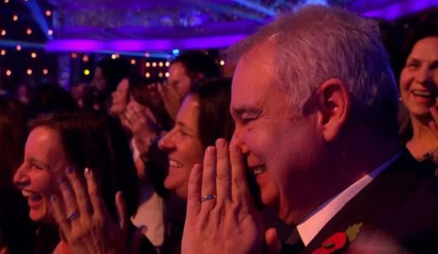 <strong>Eamonn in the 'Strictly' audience</strong>
