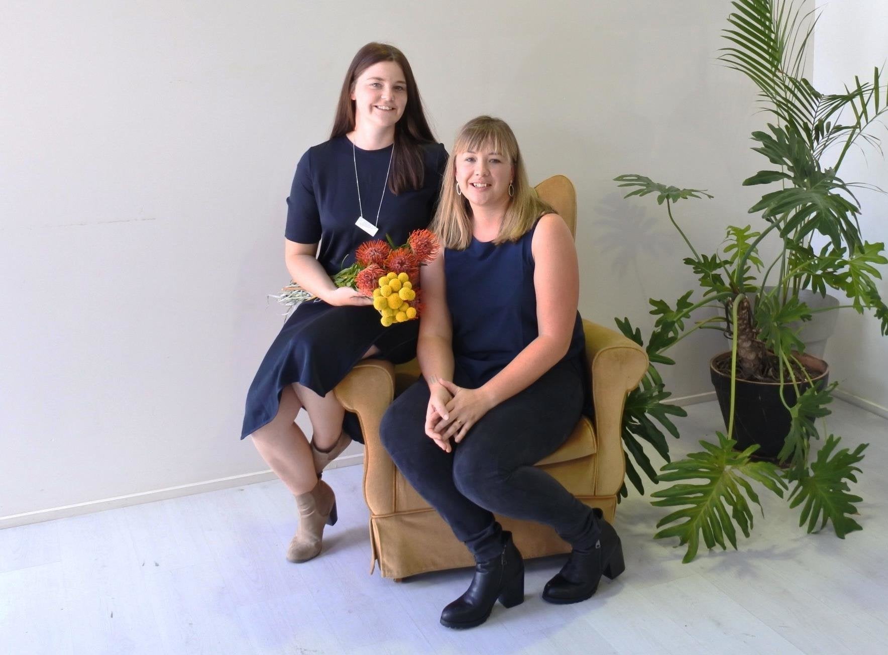 Tara Baker (L)&nbsp;and&nbsp;Arlia Hassel, who&nbsp;co-founded 'Dancing With Her'.