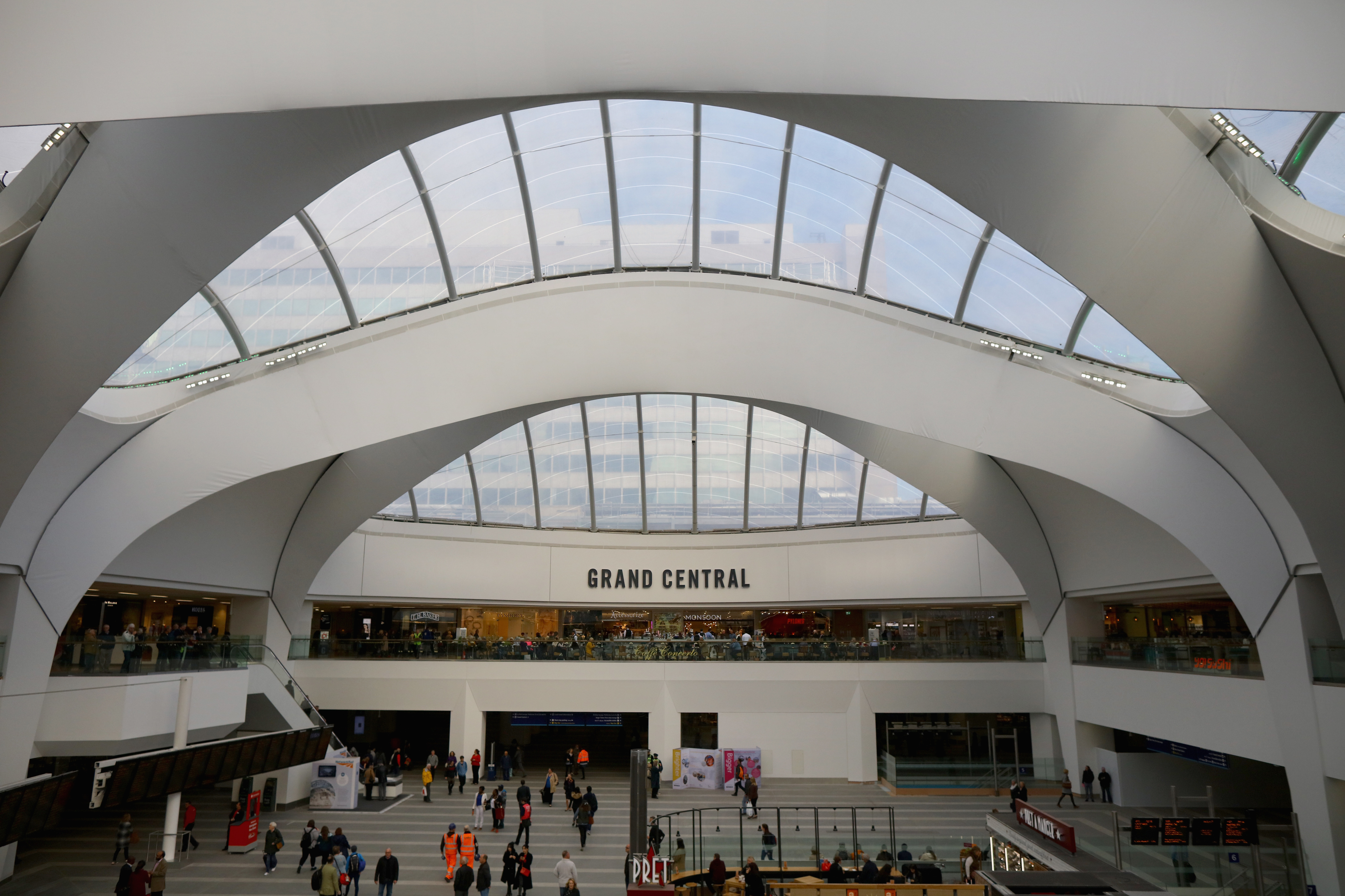 <strong>The revamped&nbsp;Birmingham New Street station.</strong>