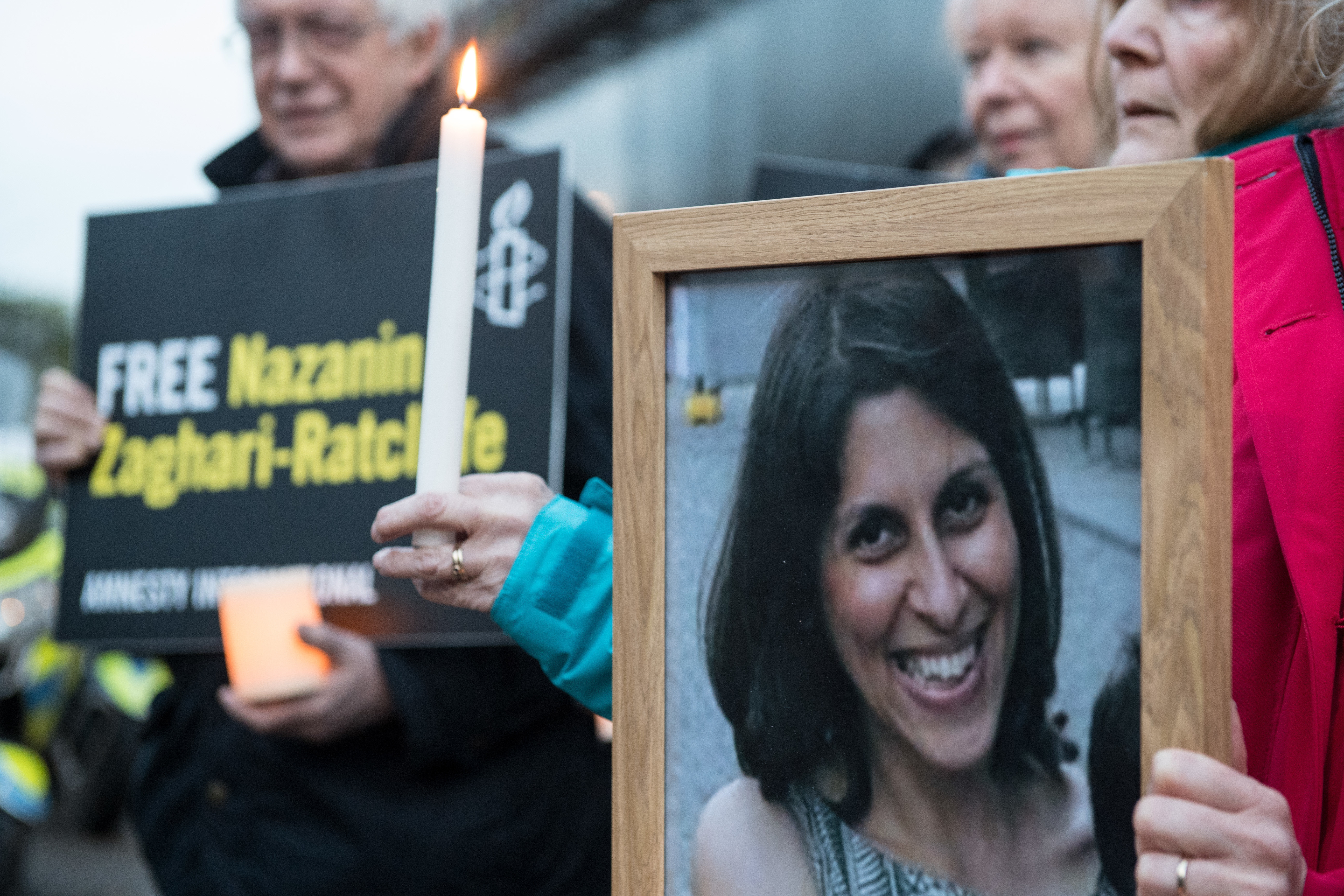 A vigil for Nazanin Zaghari-Ratcliffe