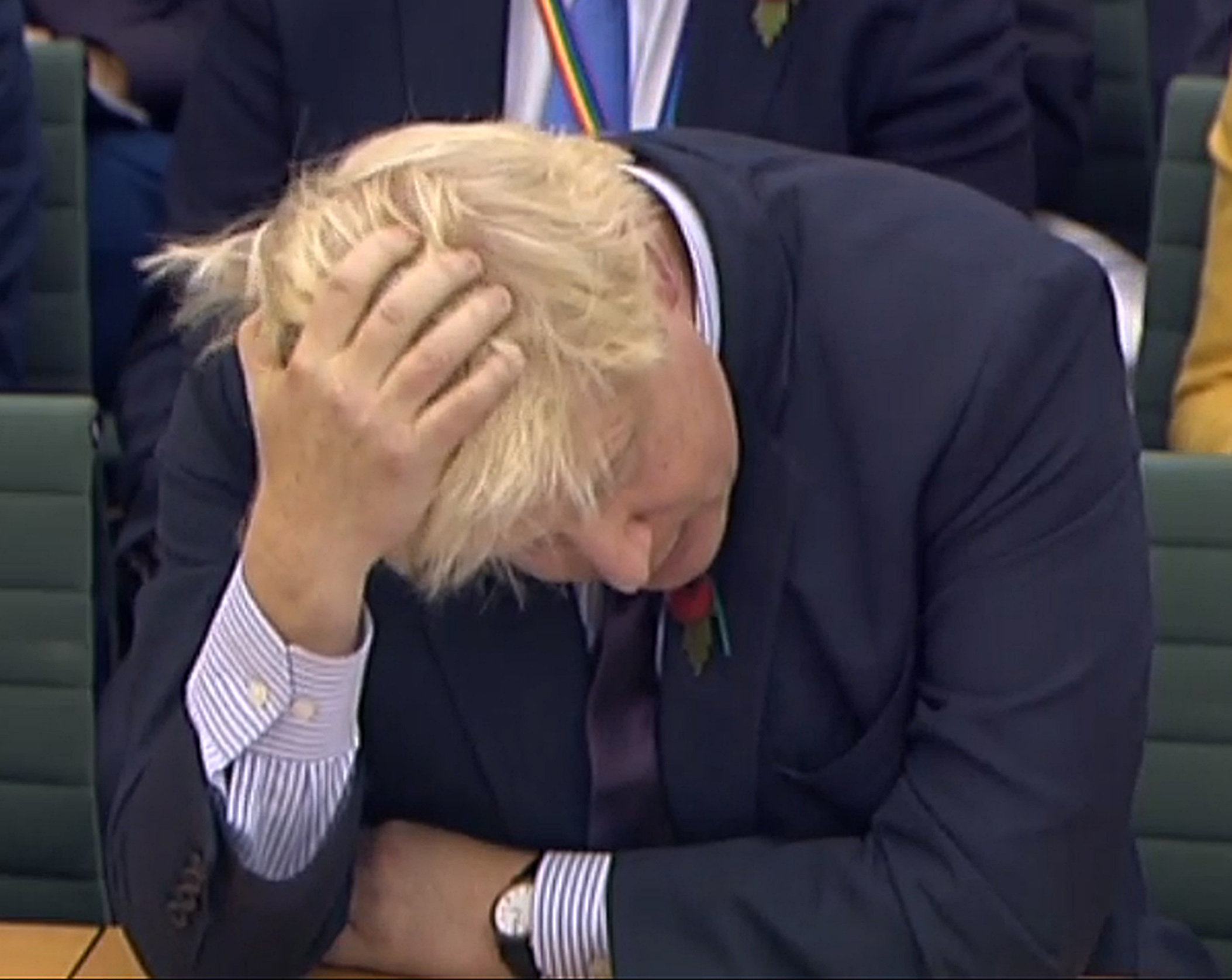 Boris Johnson giving evidence to the Foreign Affairs Committee last week.
