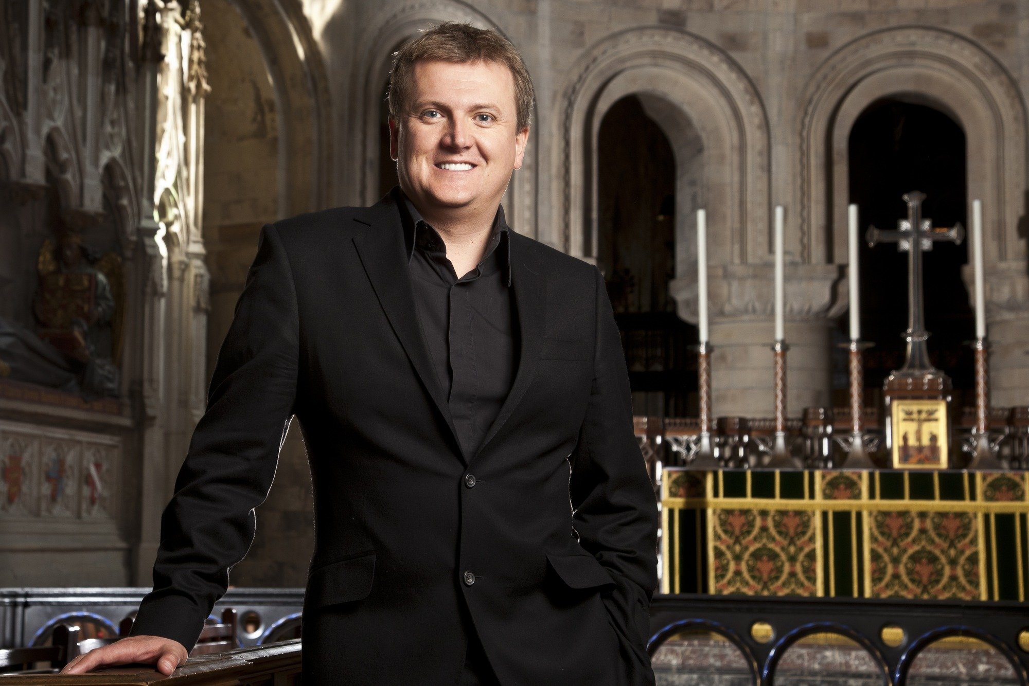 <strong>Aled presents 'Songs Of Praise' among other TV and radio ventures</strong>