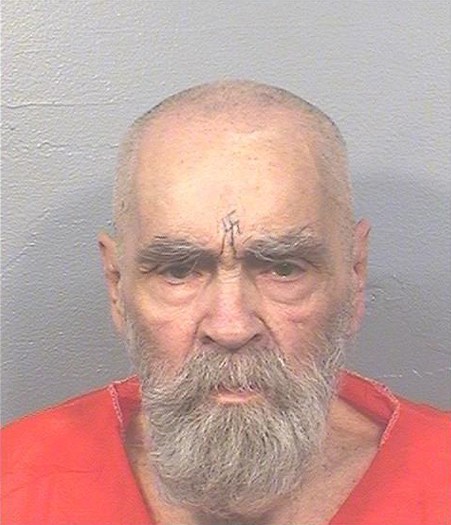 <strong>Cult leader&nbsp;Charles Manson died of natural causes on Sunday, age 83; he is pictured above in August this year</strong>