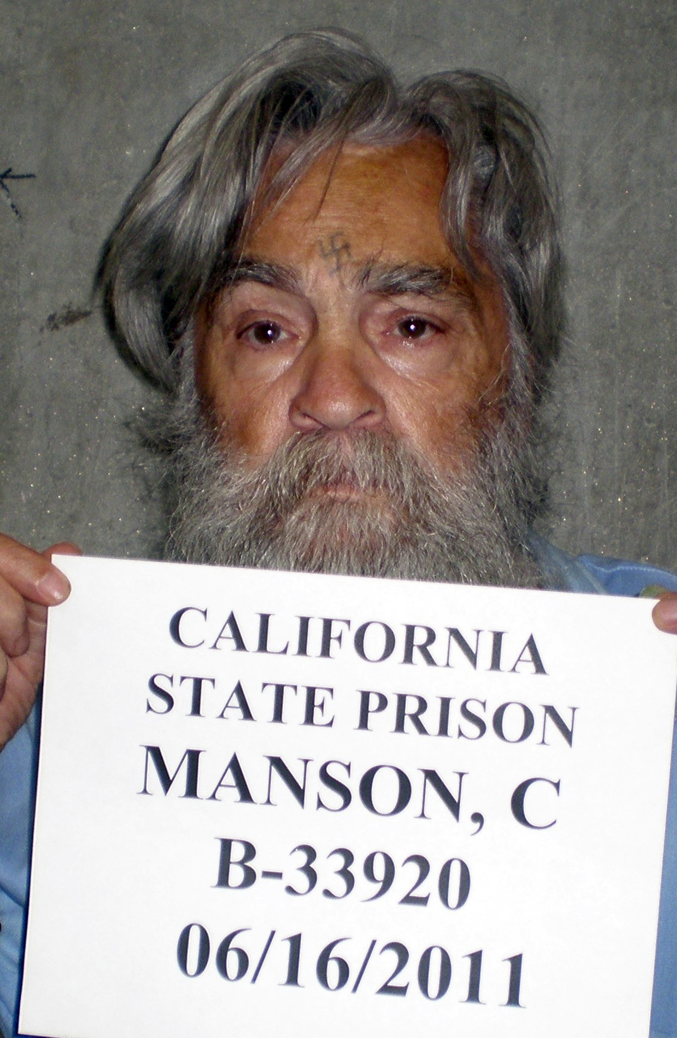 <strong>By the age of 13 Manson had already been convicted of armed robbery; he is pictured above in 2011</strong>