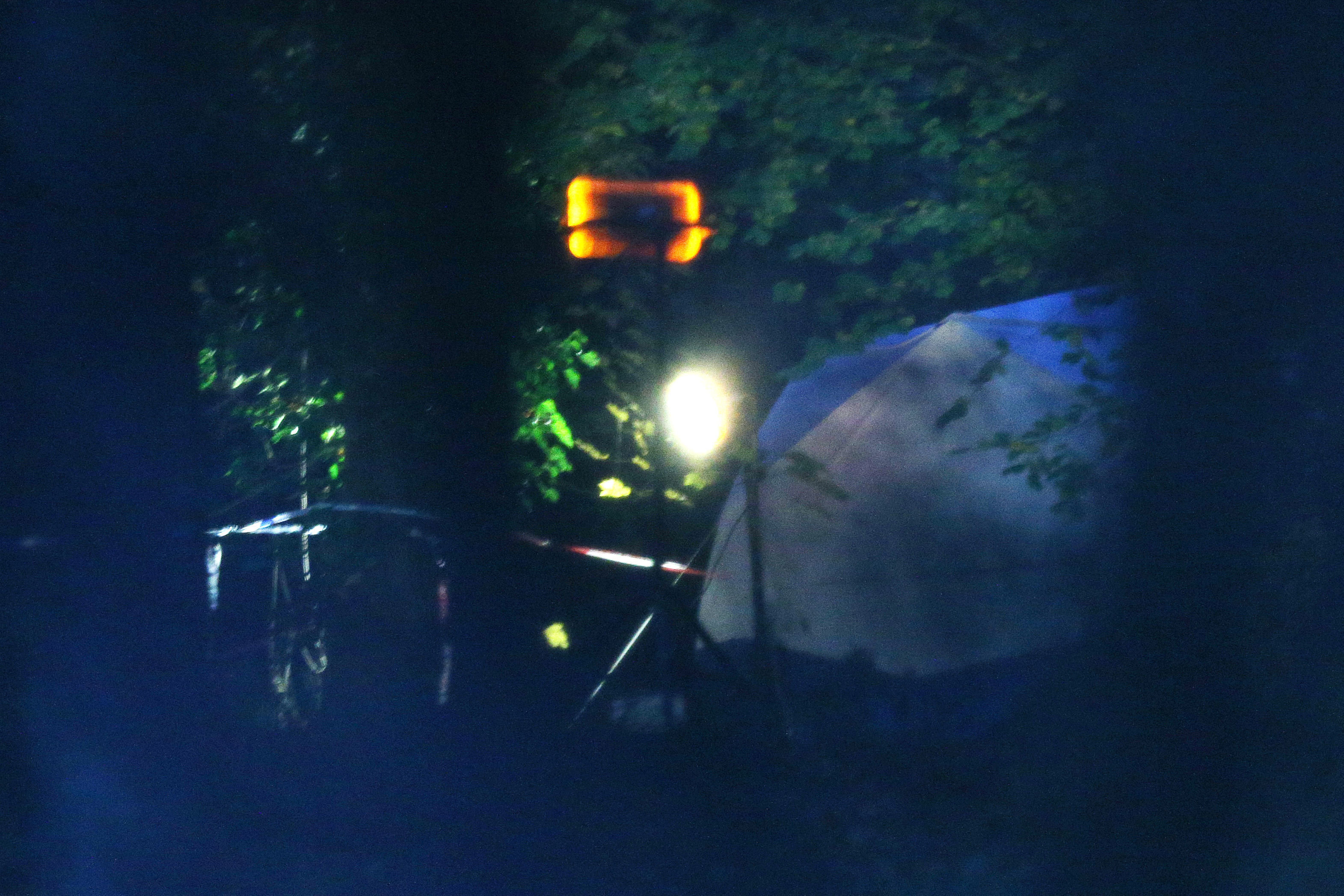 <strong>A forensic tent at the scene near Waddesdon, Buckinghamshire</strong>