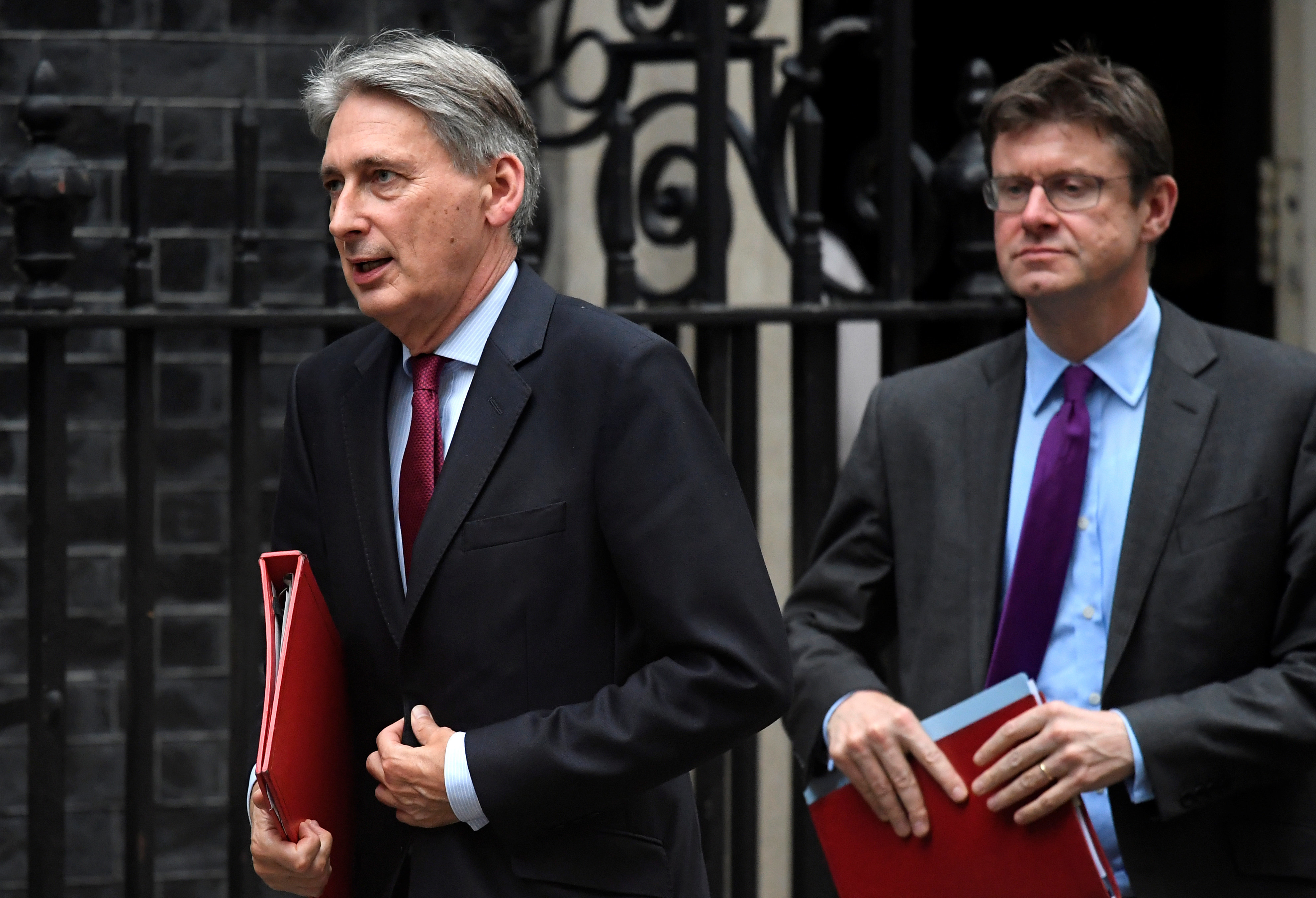 Philip Hammond with Business Secretary Greg Clark&nbsp;