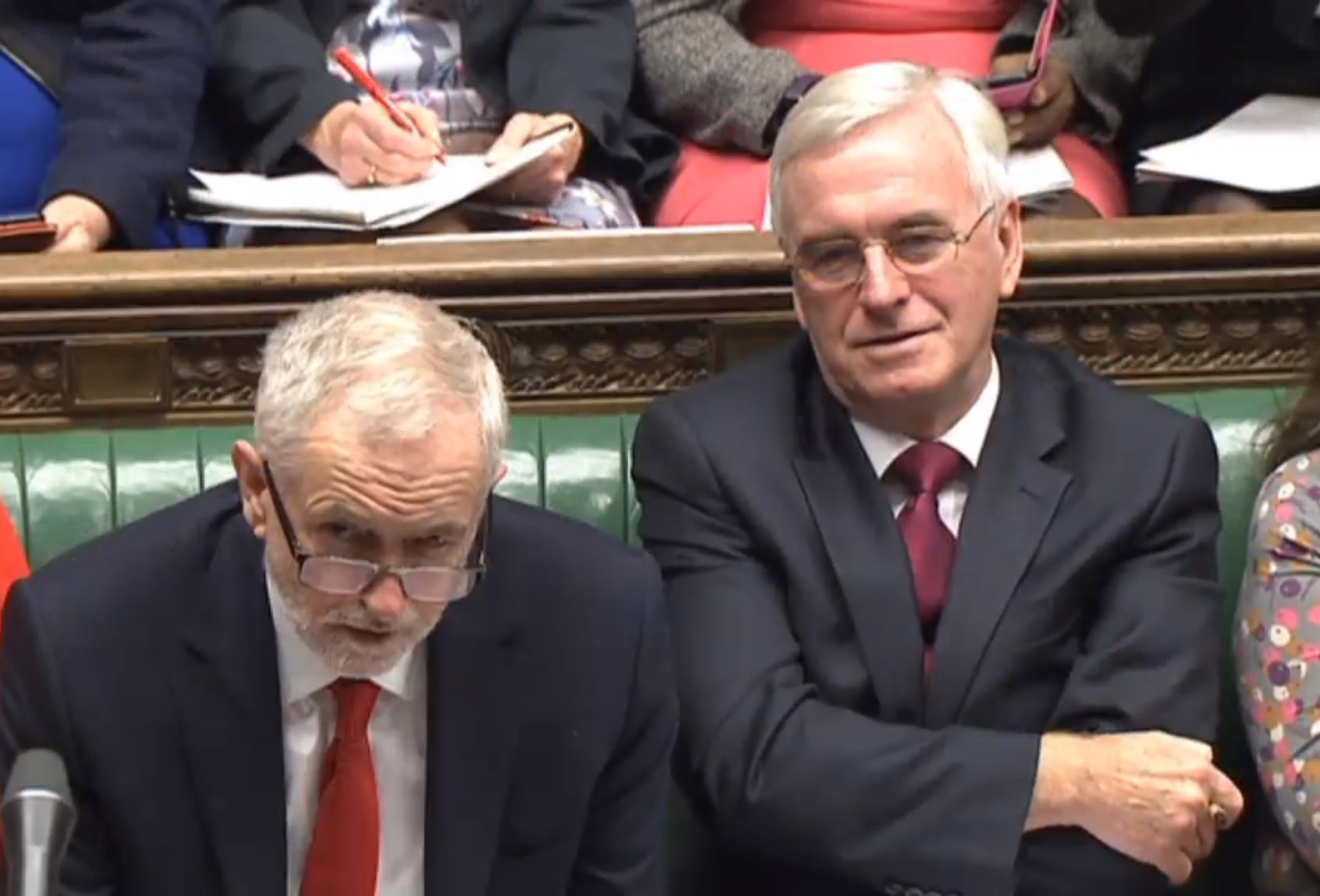 <strong>Labour leader Jeremy Corbyn and Shadow Chancellor John McDonnell&nbsp;</strong>