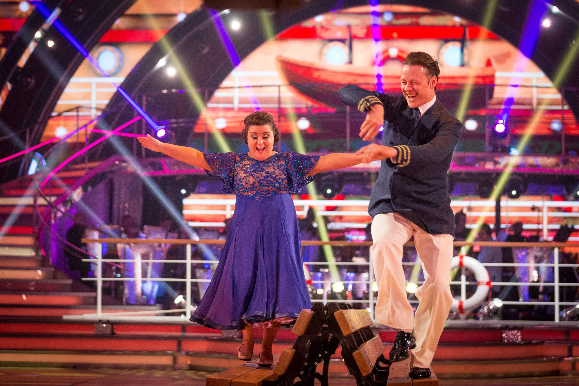 <strong>Susan Calman and Kevin Clifton have been voted off 'Strictly'</strong>