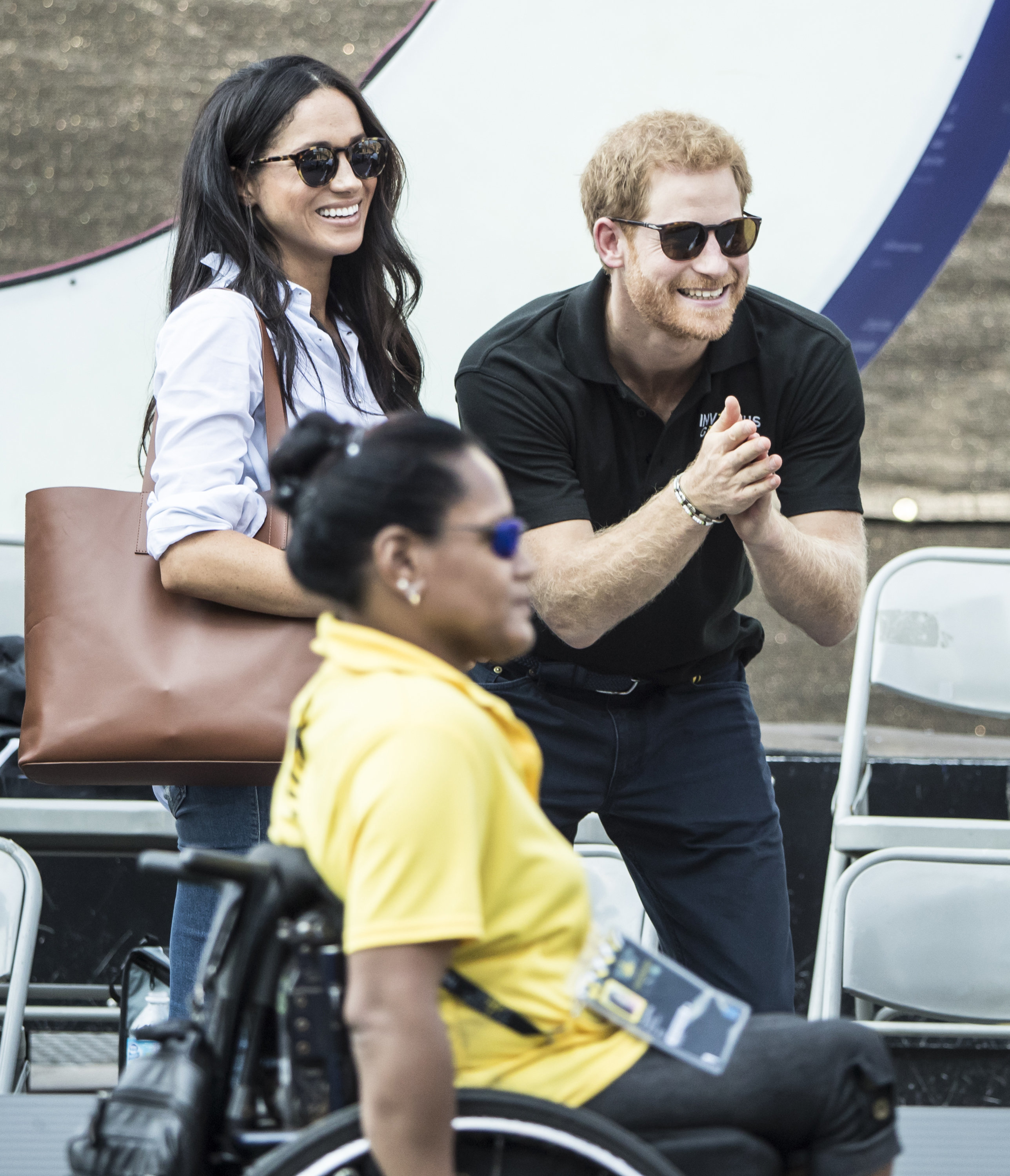 <strong>The couple attended the Wheelchair tennis at the 2017 Invictus Games as their first official engagement together</strong>