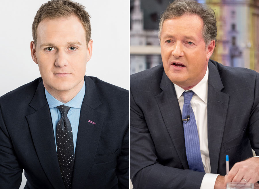 Dan Walker and Piers Morgan