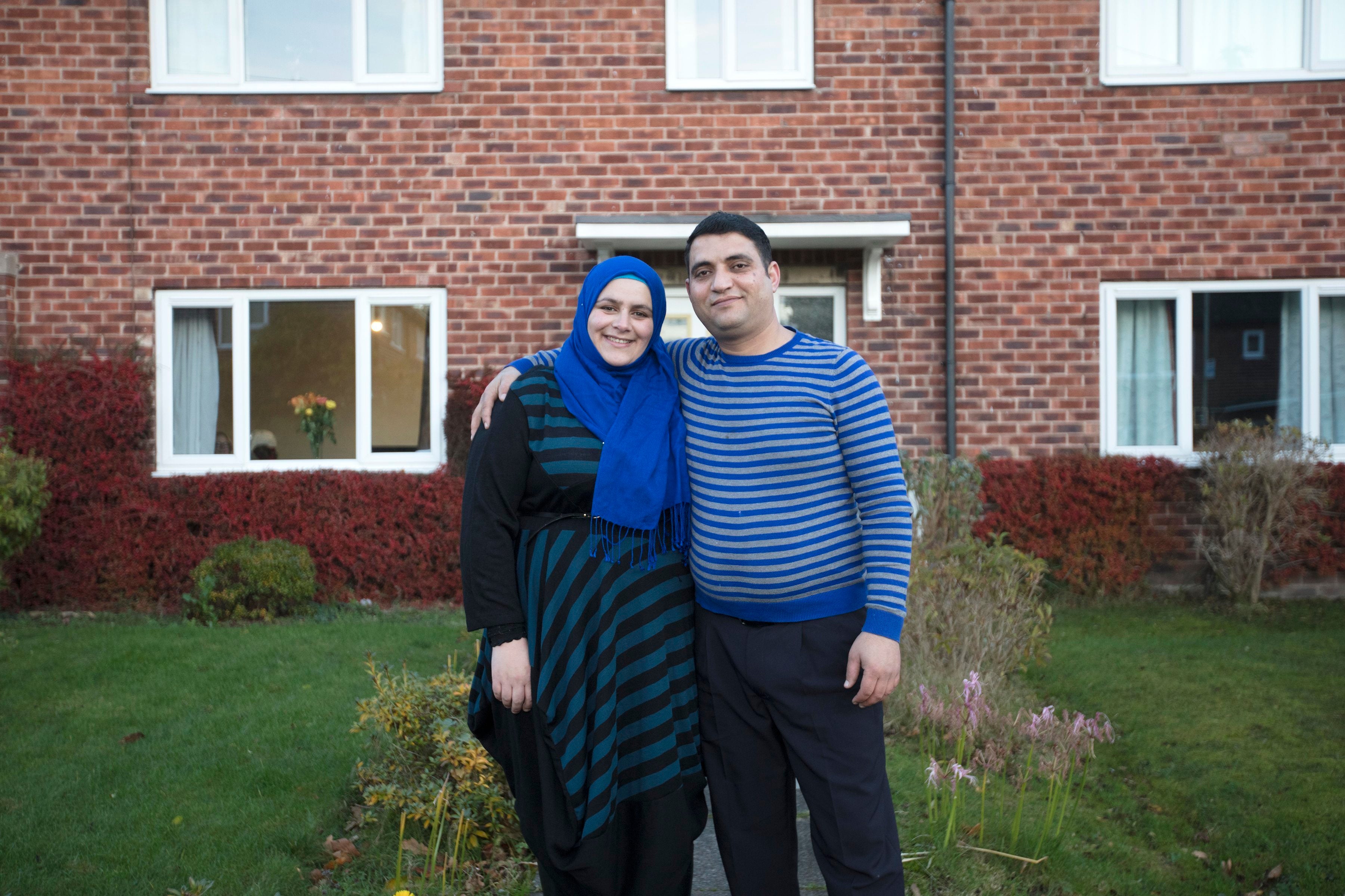 <strong>The families are among the first on the resettlement scheme to be interviewed and photographed.</strong>