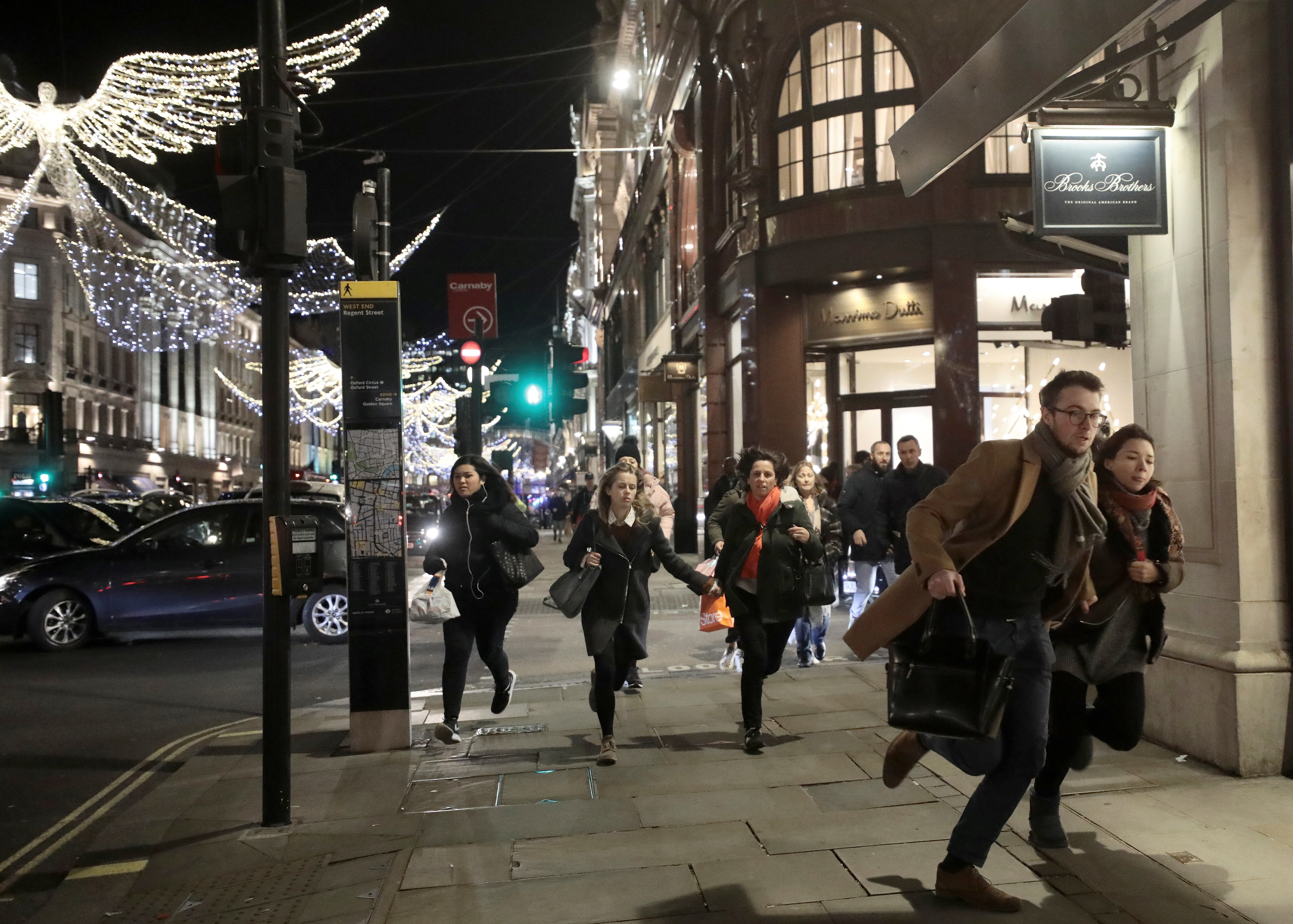 <strong>Panic swept one of the country's busiest shopping streets in minutes on Friday night</strong>