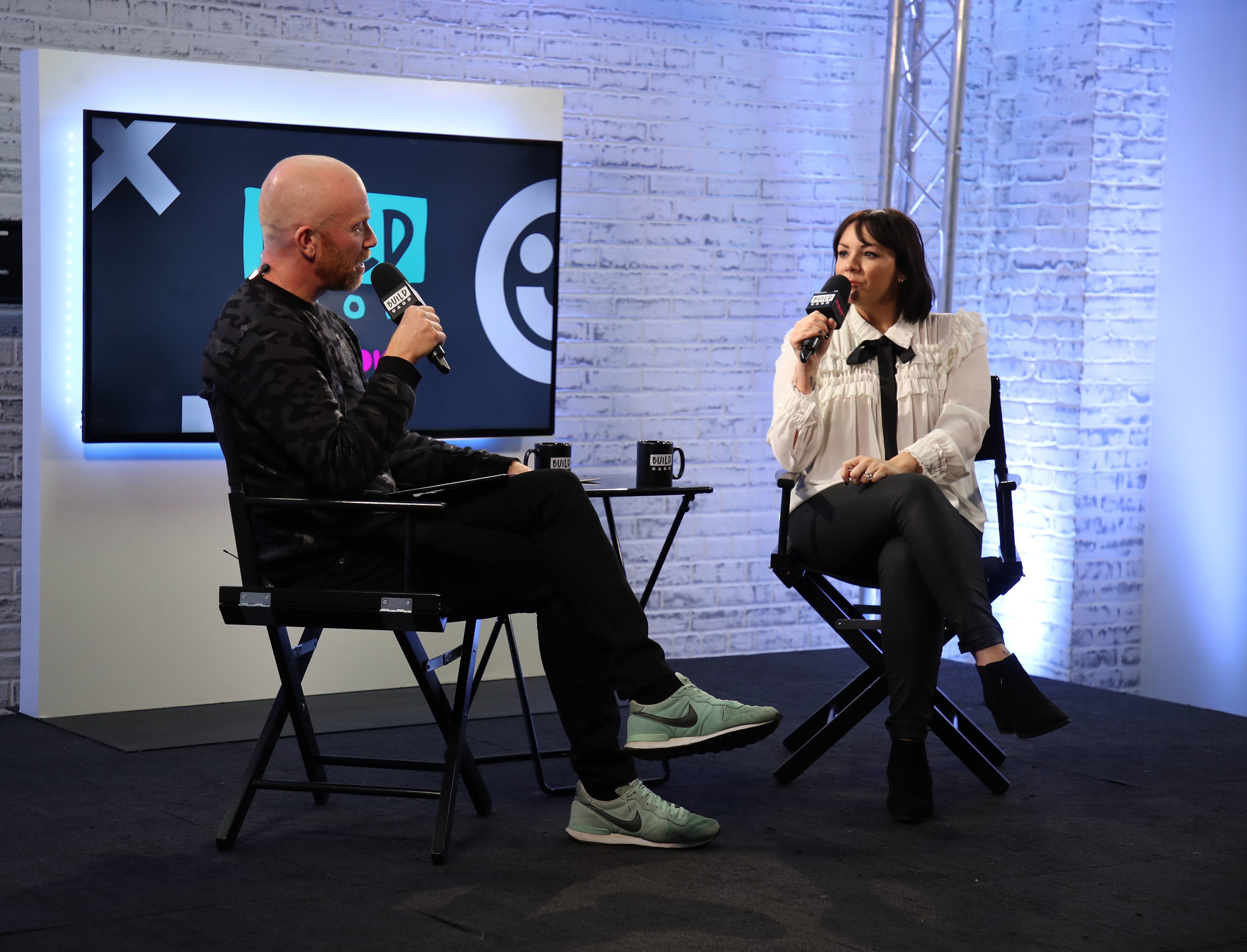 <strong>Martine made an appearance on 'BUILD' </strong>