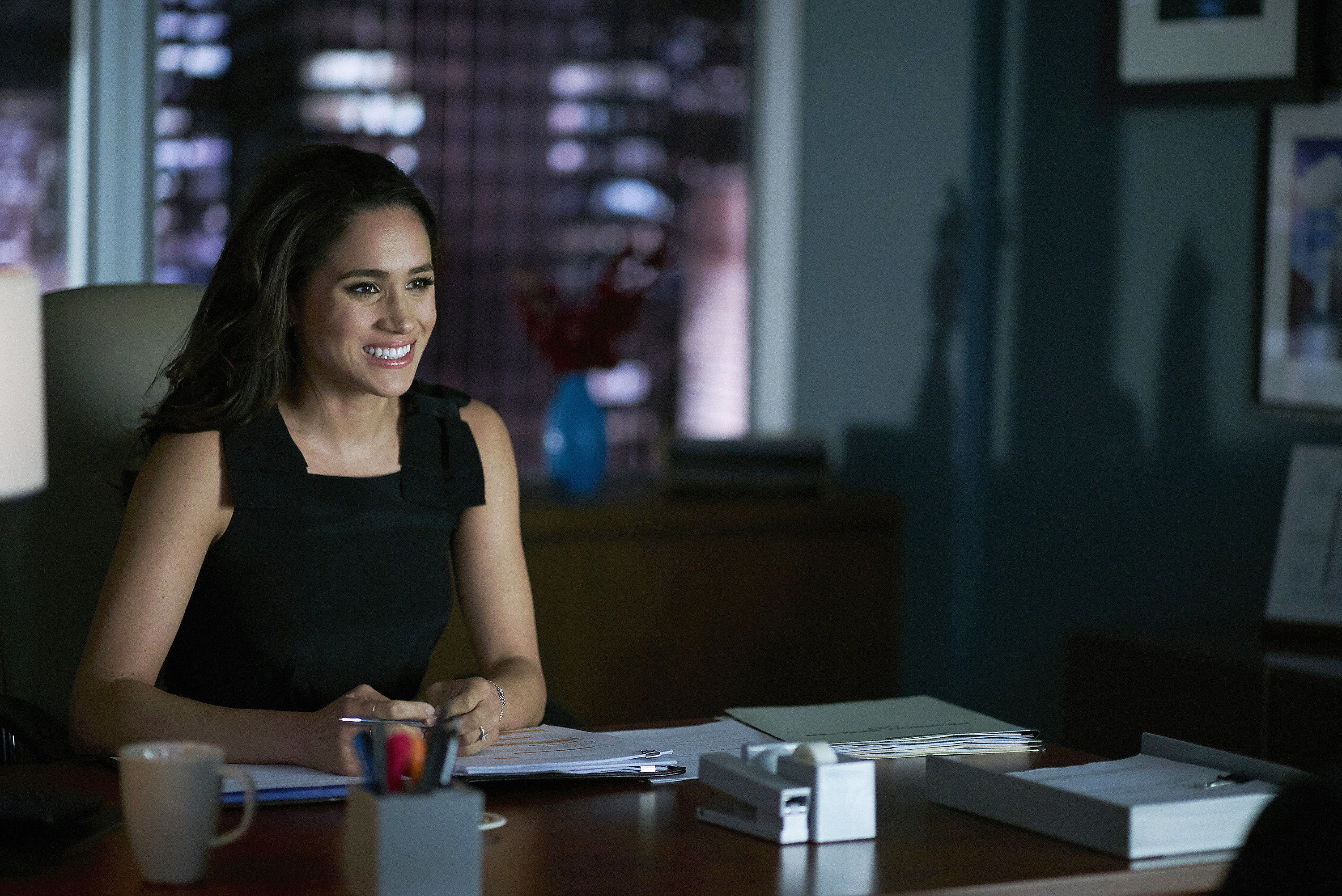 <strong>Meghan Markle as Rachel Zane in 'Suits'</strong>