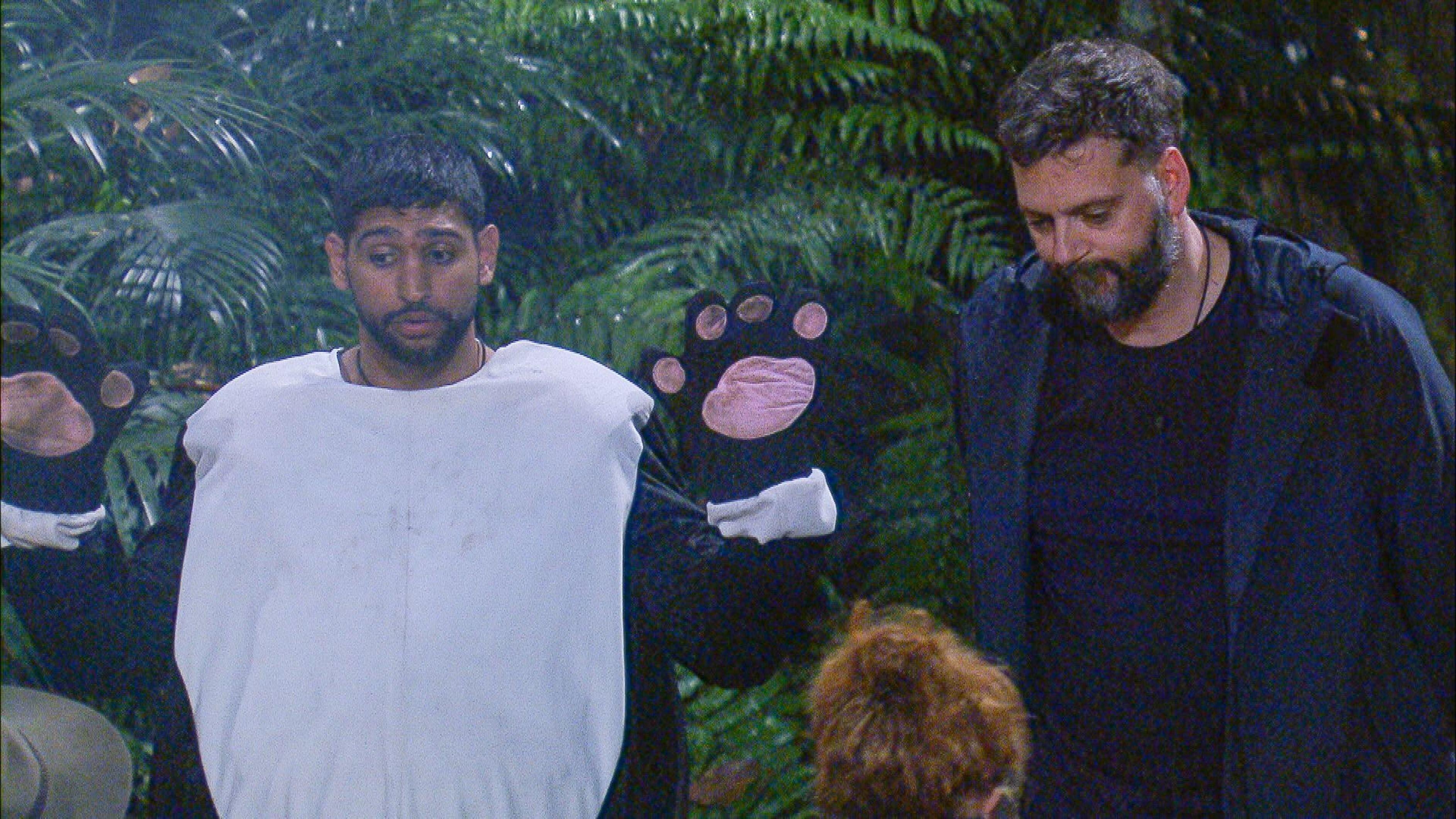 <strong>Amir and Iain come clean (while the former is dressed as a cat)</strong>