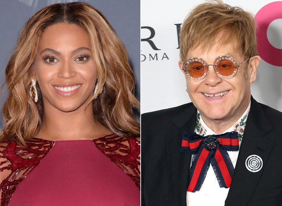 <strong>Beyonc&eacute; and Elton John</strong>