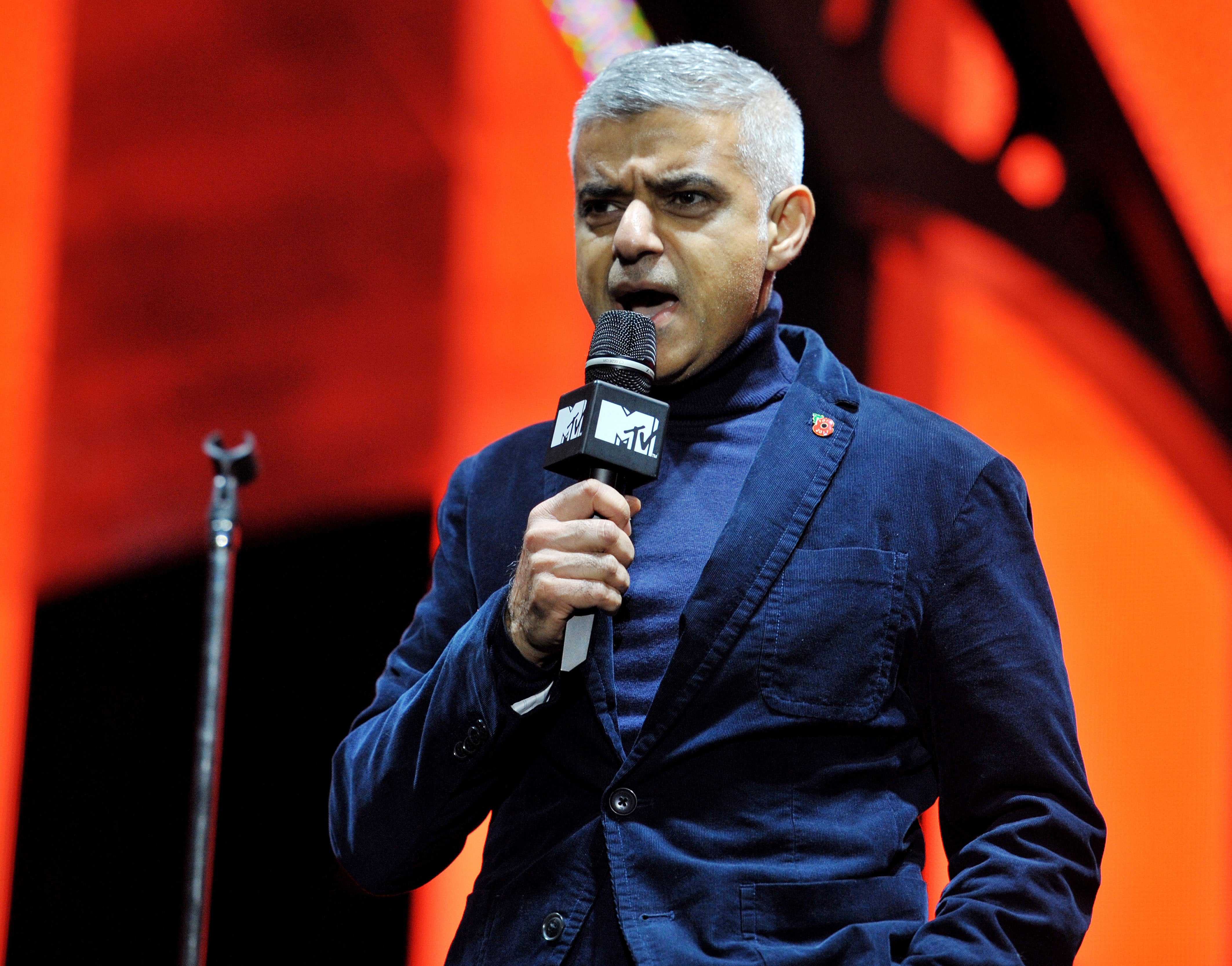 London Mayor Sadiq Khan