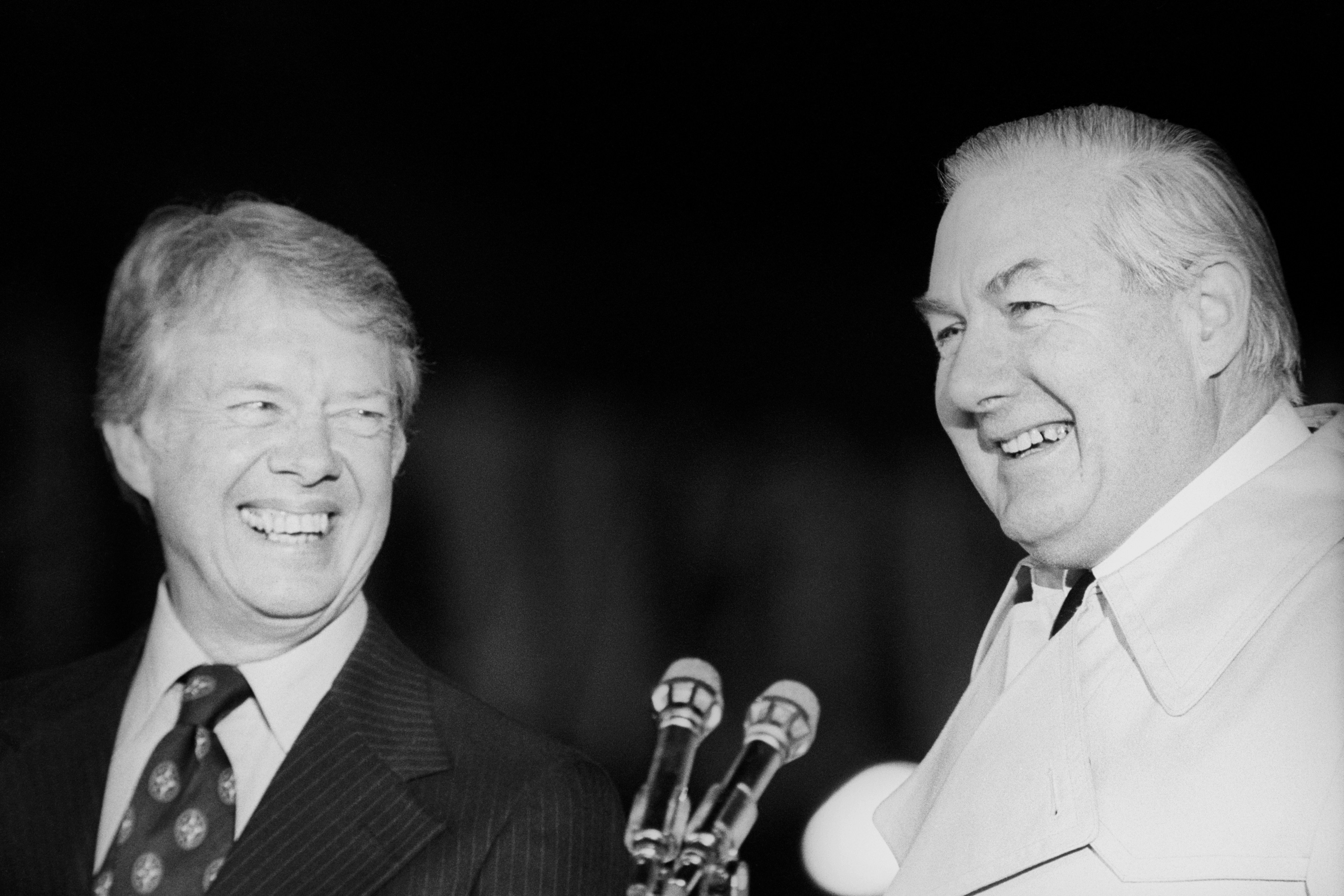 Ex-ambassador Peter Jay said of Jimmy Carter (left) and James Callaghan (right): 'There was something special about those two guys... They had a relationship. It was very important'.