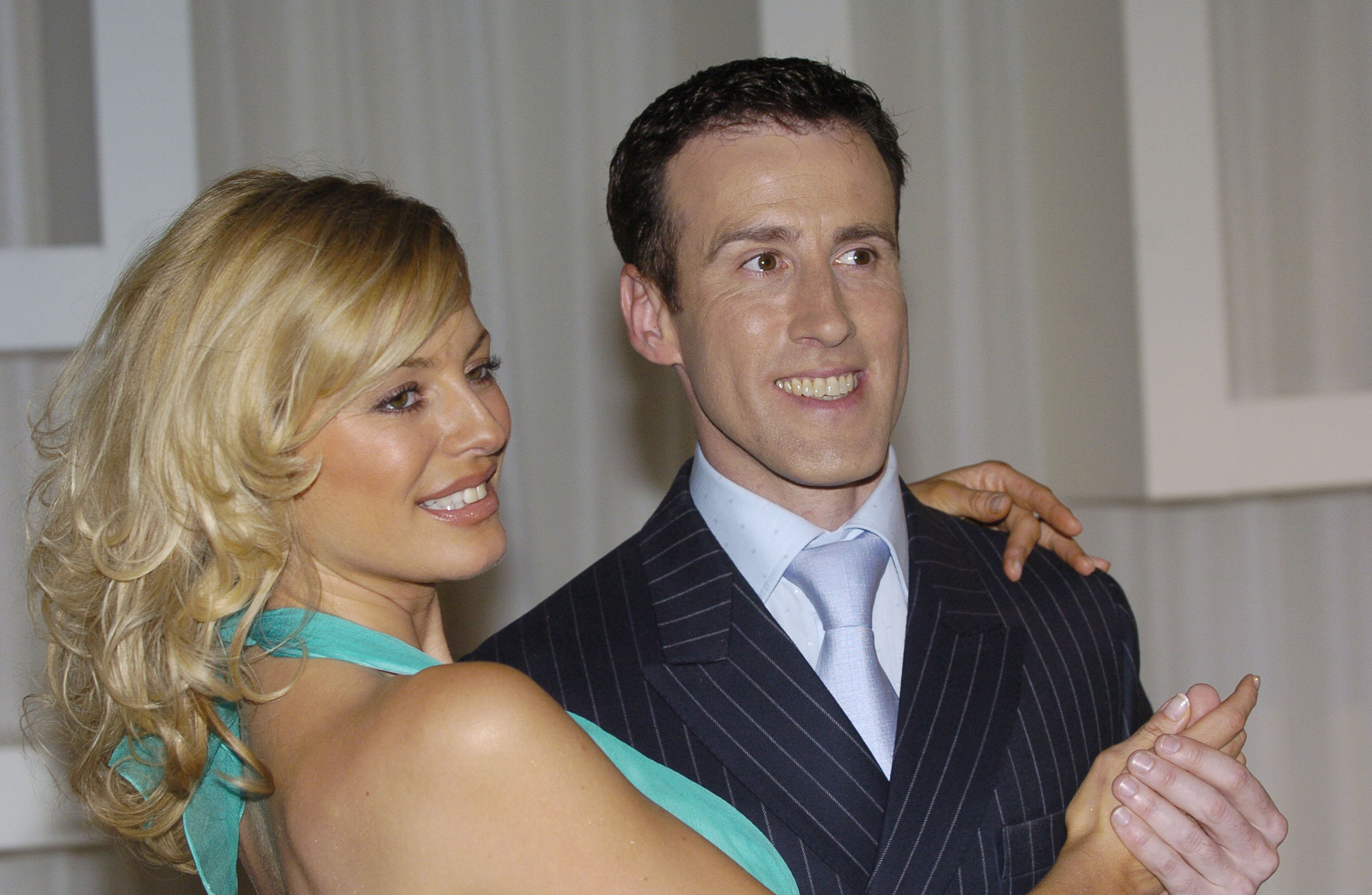 <strong>Anton Du Beke with 'Strictly' host Tess Daly</strong>