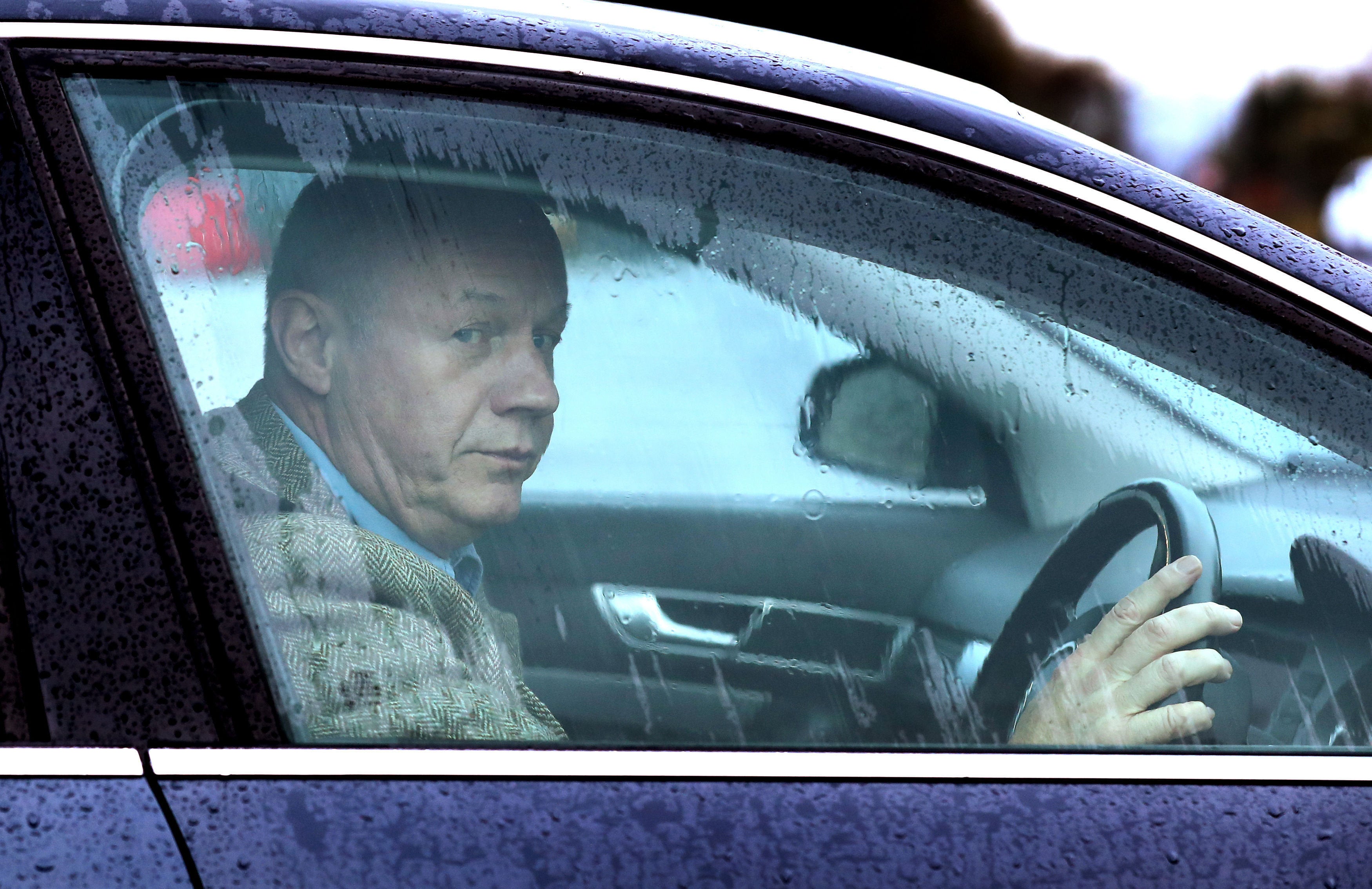 Damian Green leaves his home&nbsp;in Ashford