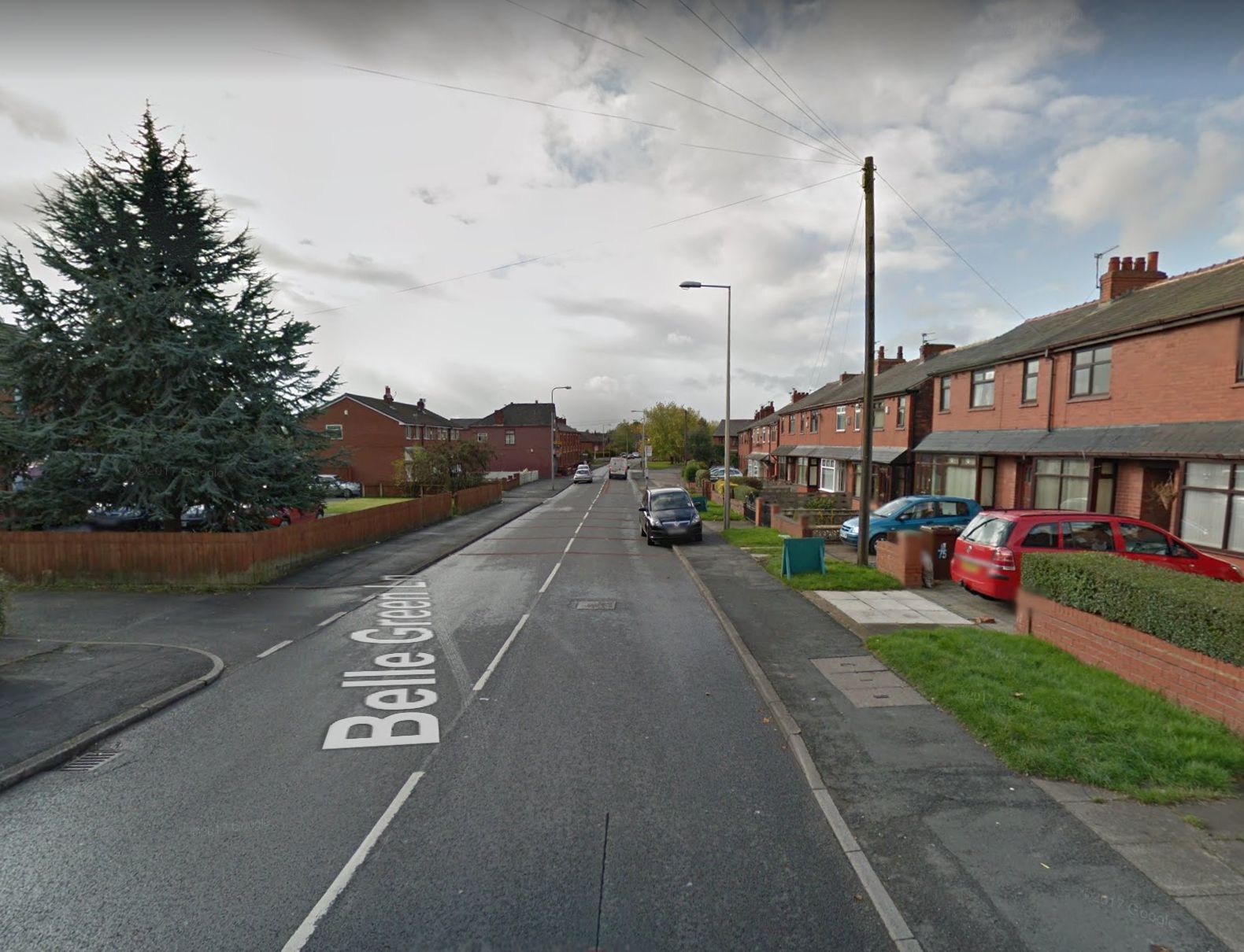 <strong>A woman was arrested on suspicion of neglect after toddler walks unaccompanied into shop on Belle Green Lane, Wigan.</strong>