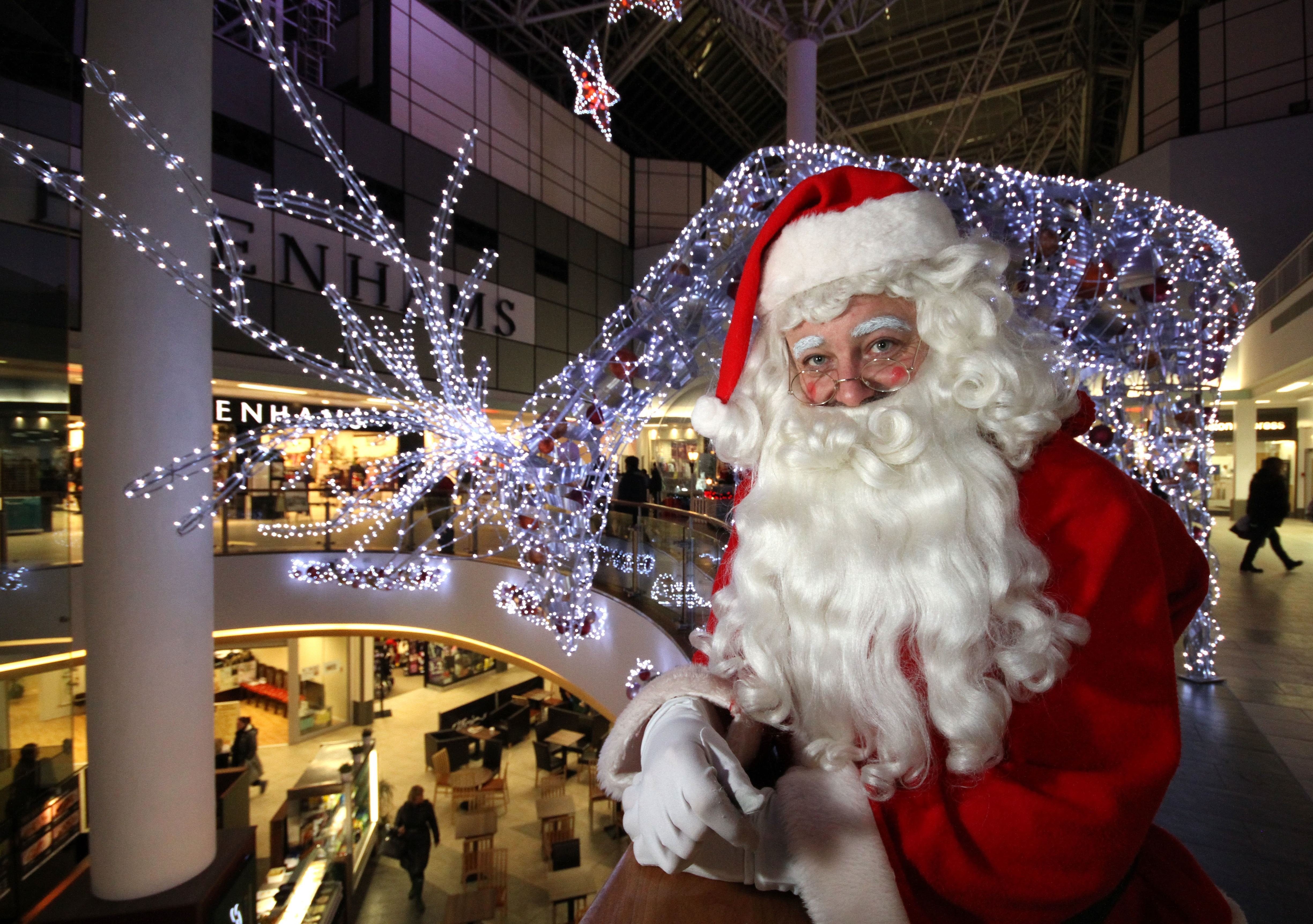 Santa at&nbsp;St. Enoch Centre.