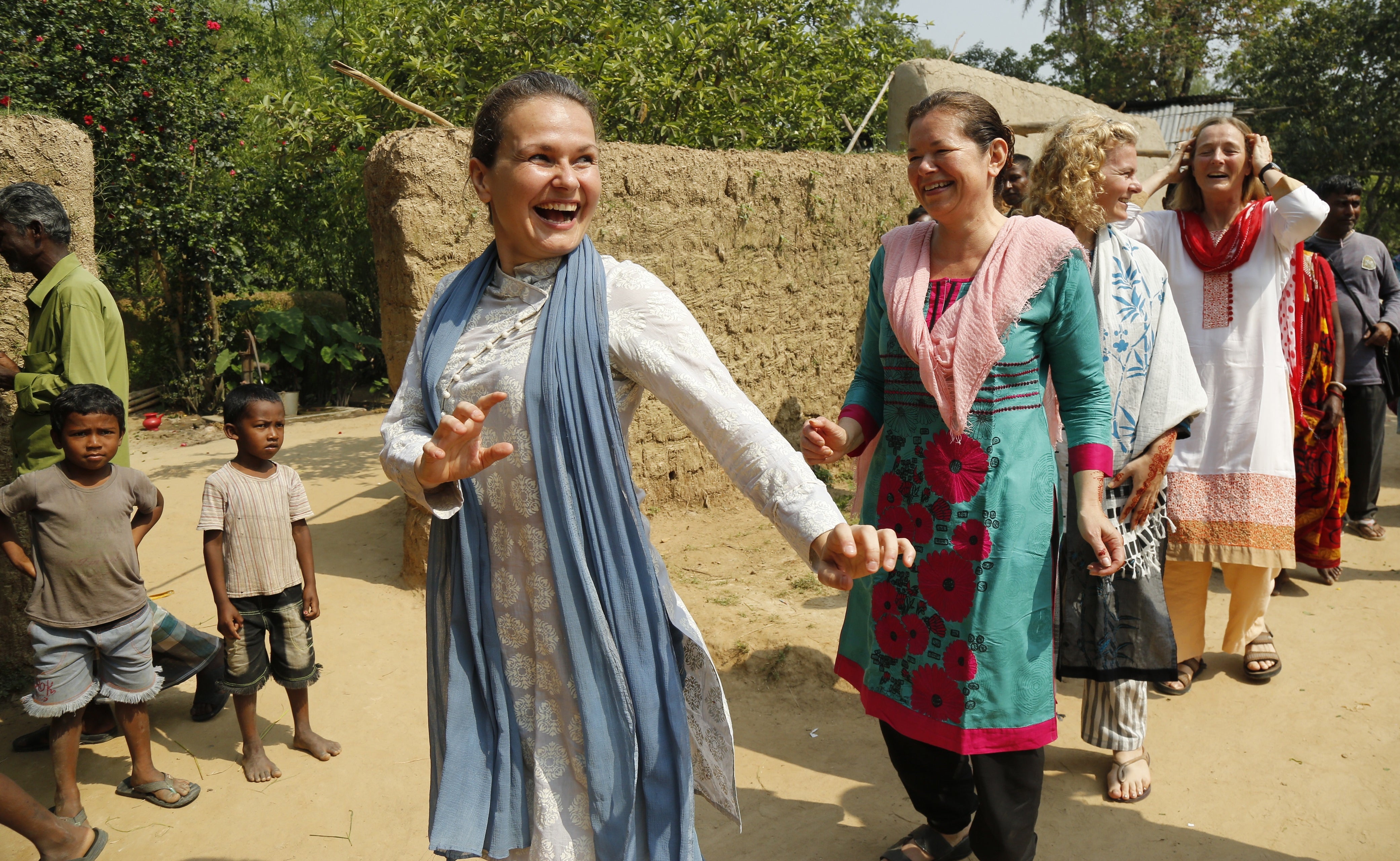 VSO volunteer Stephanie-Marie Müller in Bangladesh.