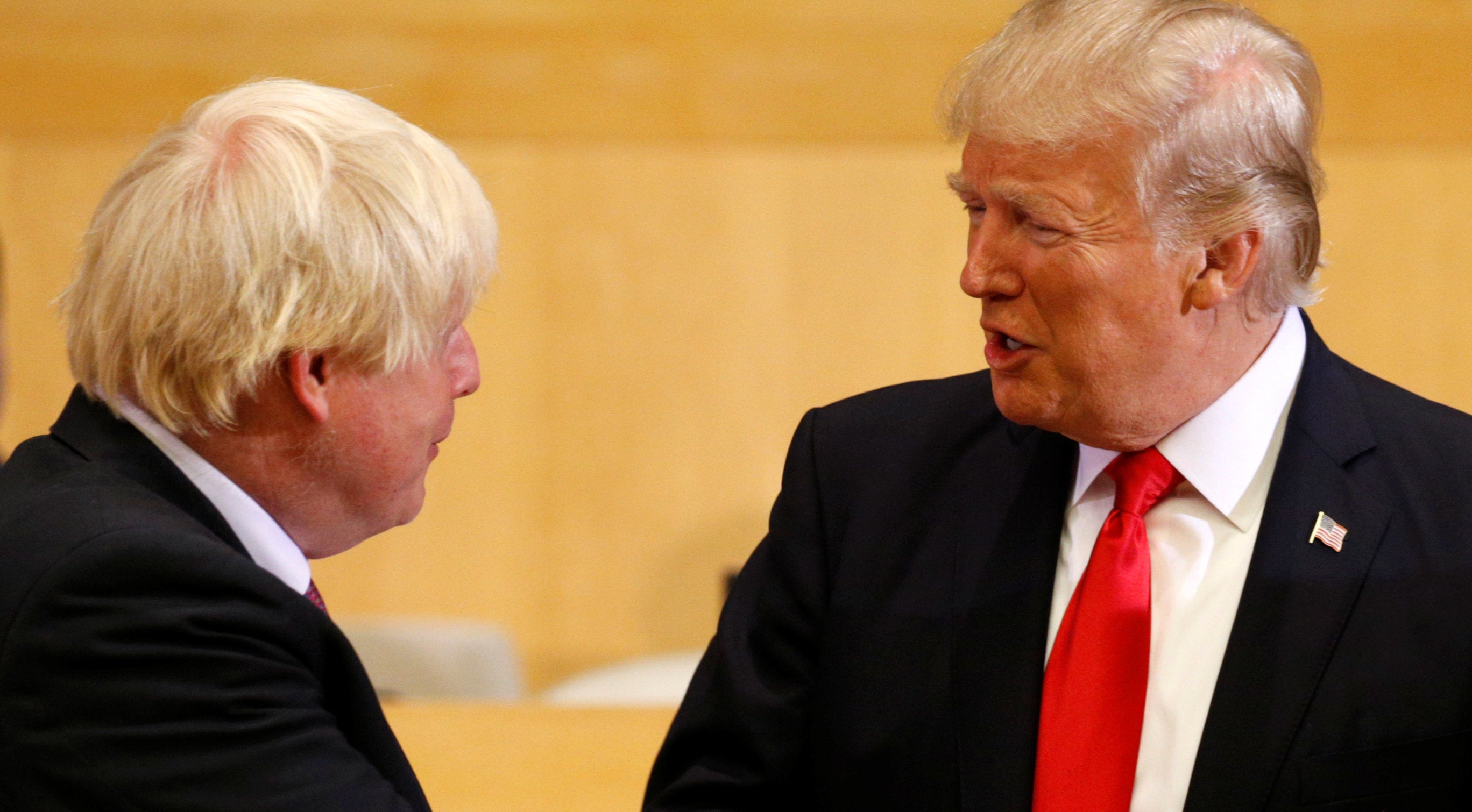 <strong>Foreign Secretary Boris Johnson met with Trump at the UN HQ in New York in September</strong>