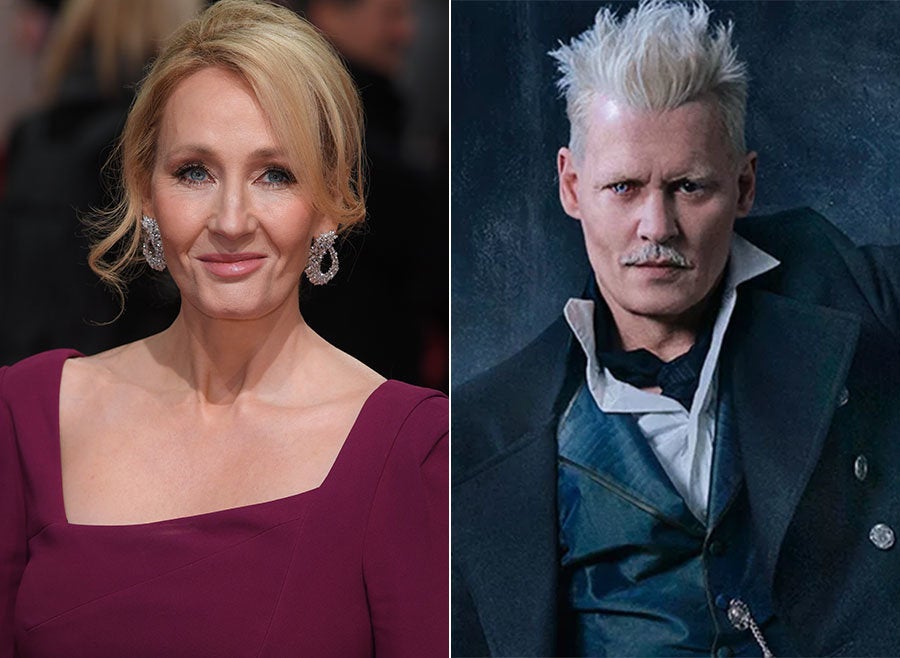 <strong>JK Rowling and Johnny Depp</strong>