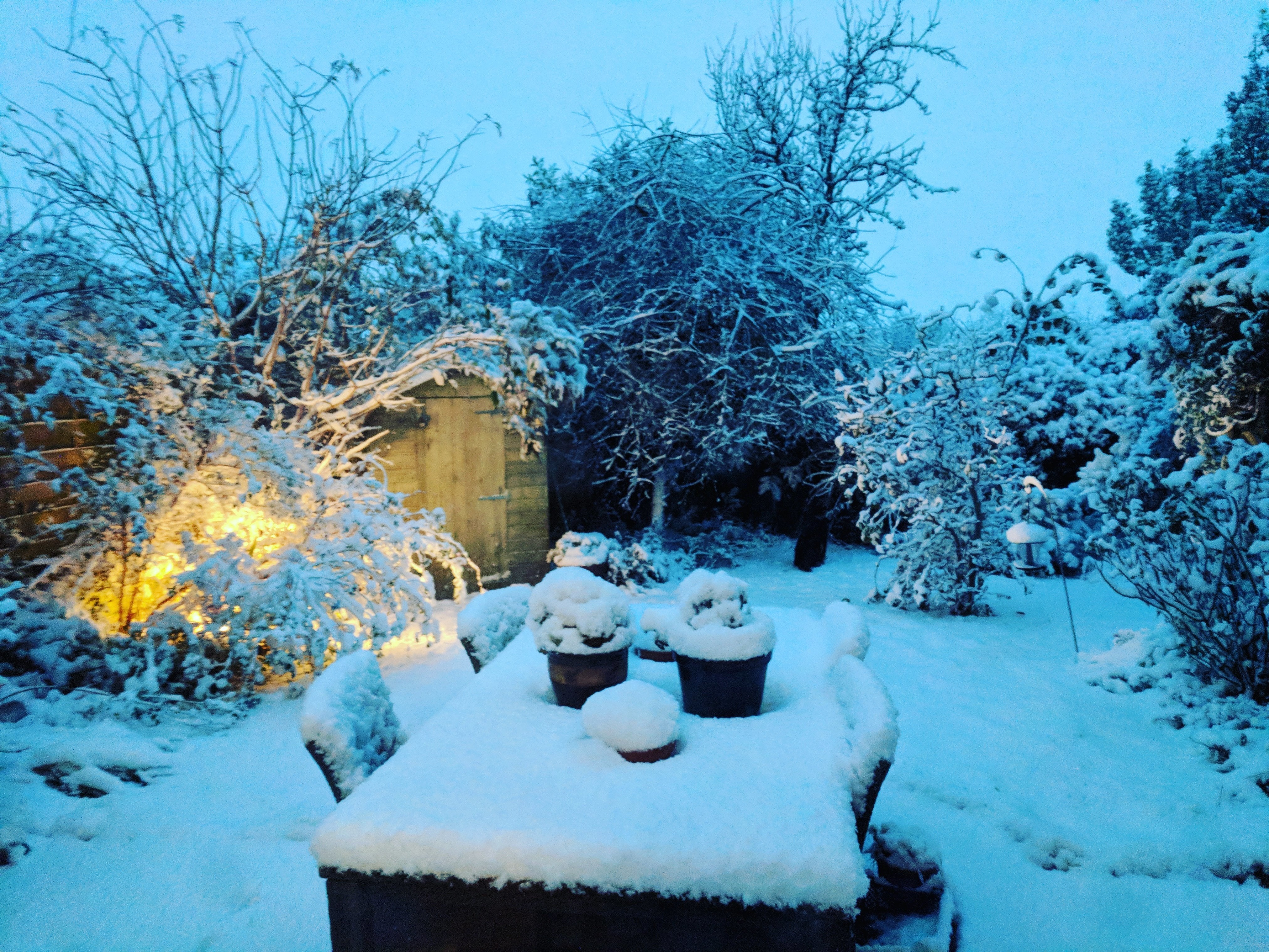 <strong>The scene for one HuffPost UK reader in Fenny Compton, Warwickshire, on Sunday morning</strong>