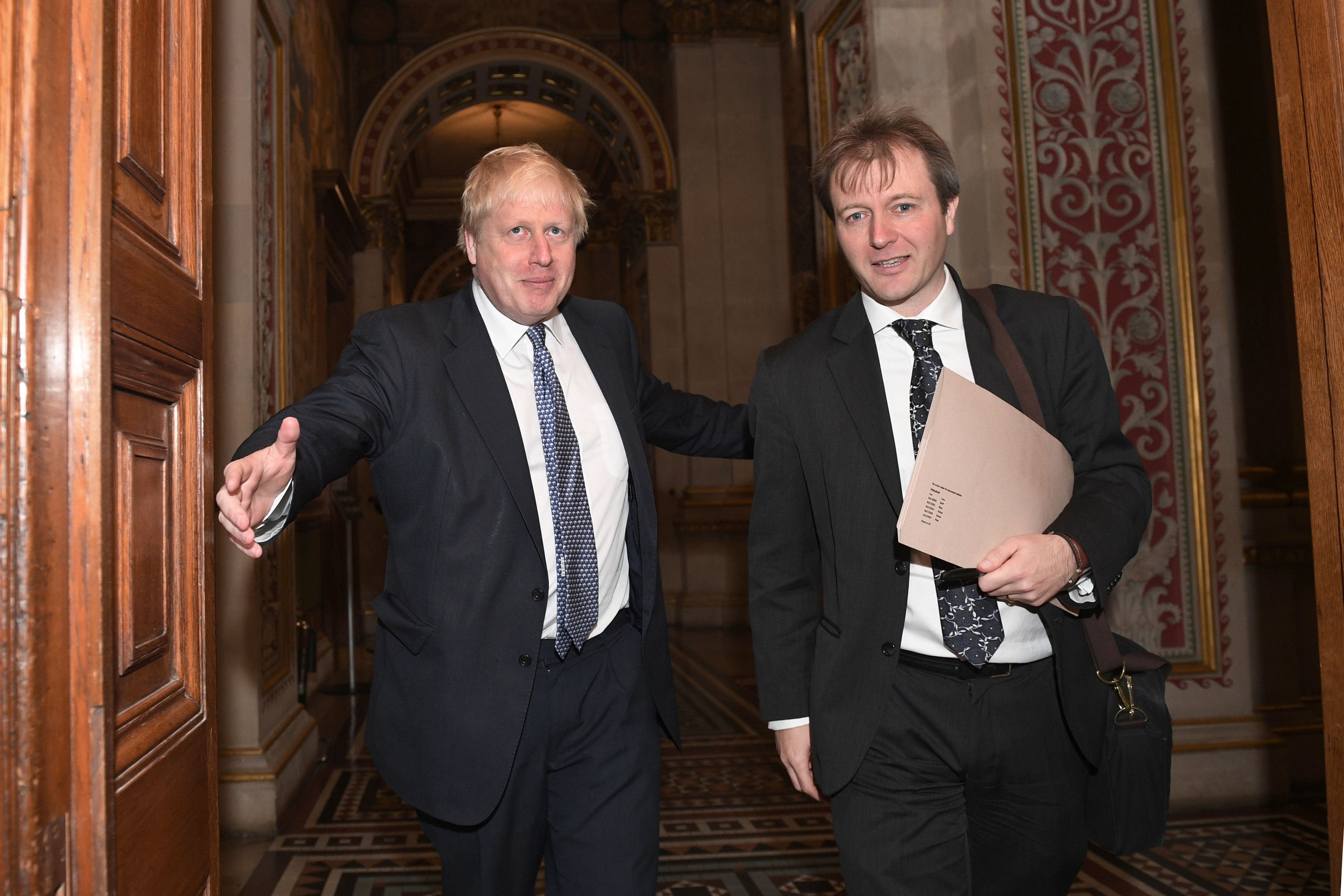 <strong>Richard Ratcliffe meets Foreign Secretary Boris Johnson.</strong>