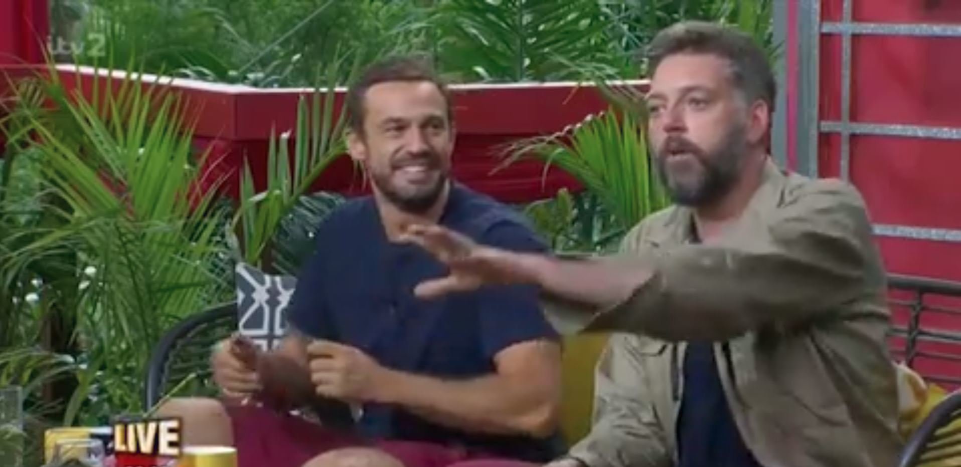 <strong>Jamie Lomas and Iain Lee on 'Extra Camp'</strong>