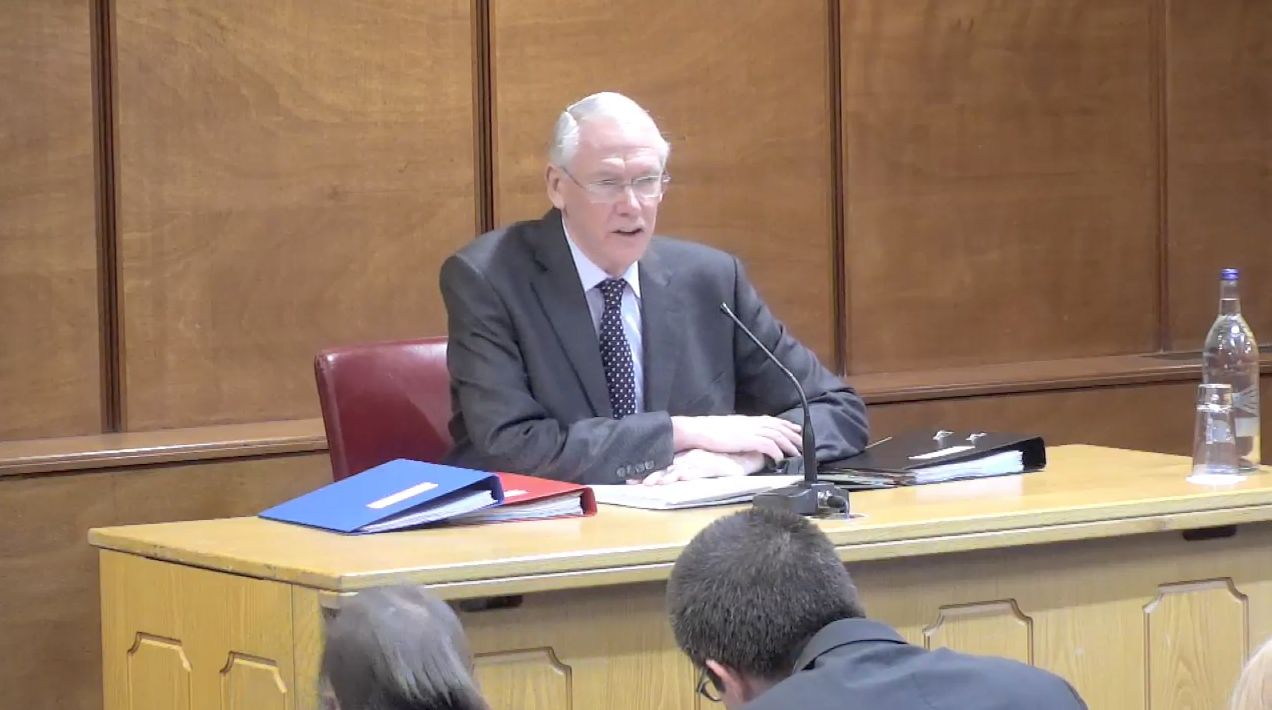 <strong>Sir Martin Moore-Bick is leading the public inquiry into the Grenfell Tower fire; a two-day procedural hearing began in London on Monday</strong>