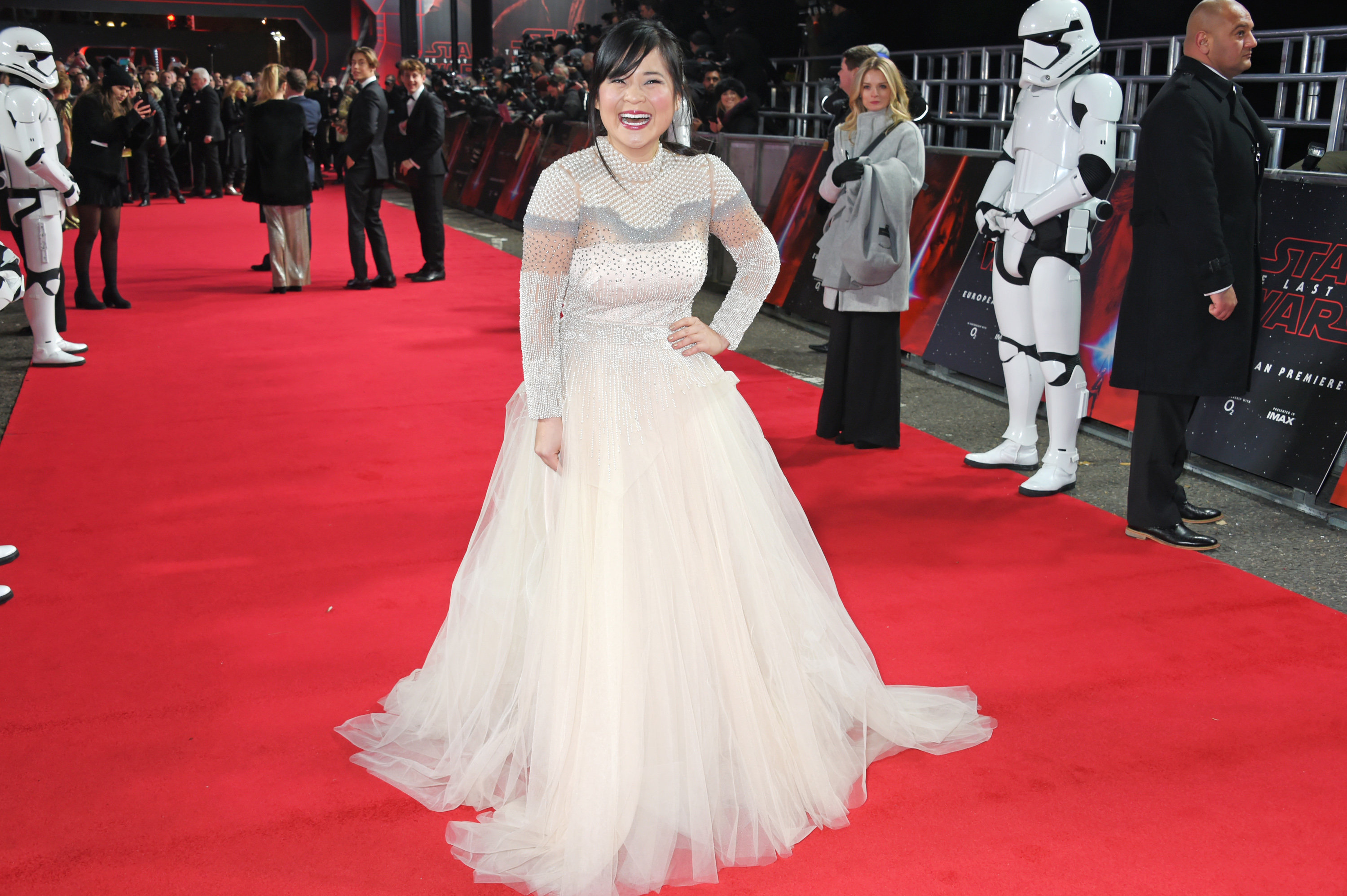 <strong>Kelly Marie Tran at the 'Star Wars: The Last Jedi' premiere</strong>