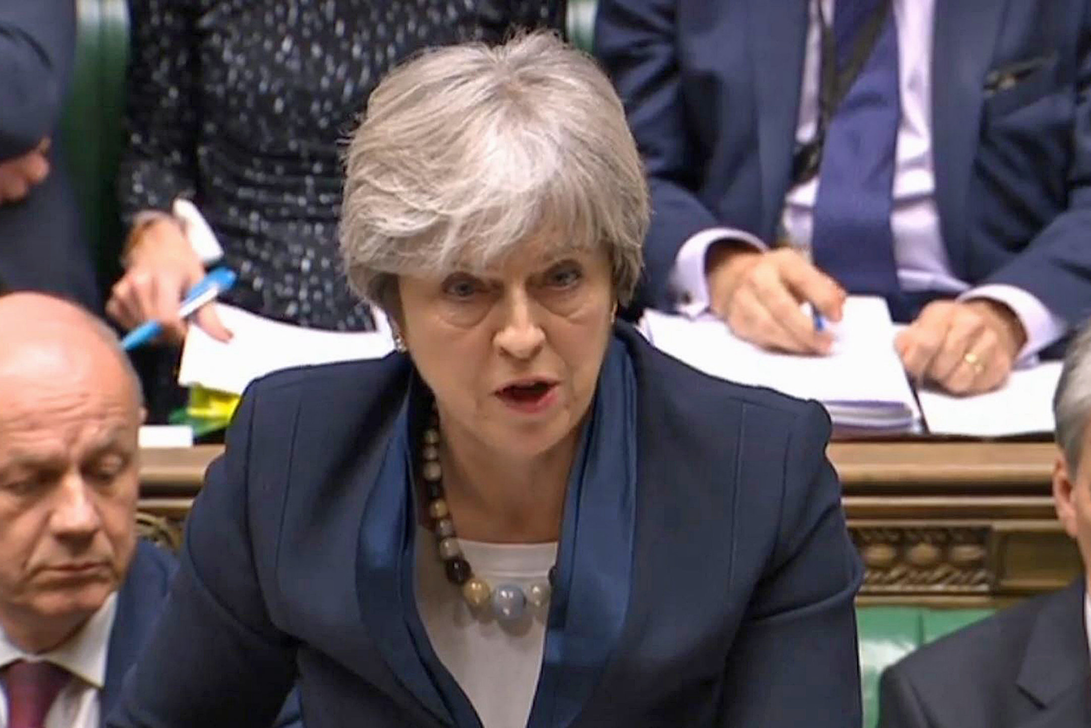 Theresa May says the government is committed to tackling rough sleeping