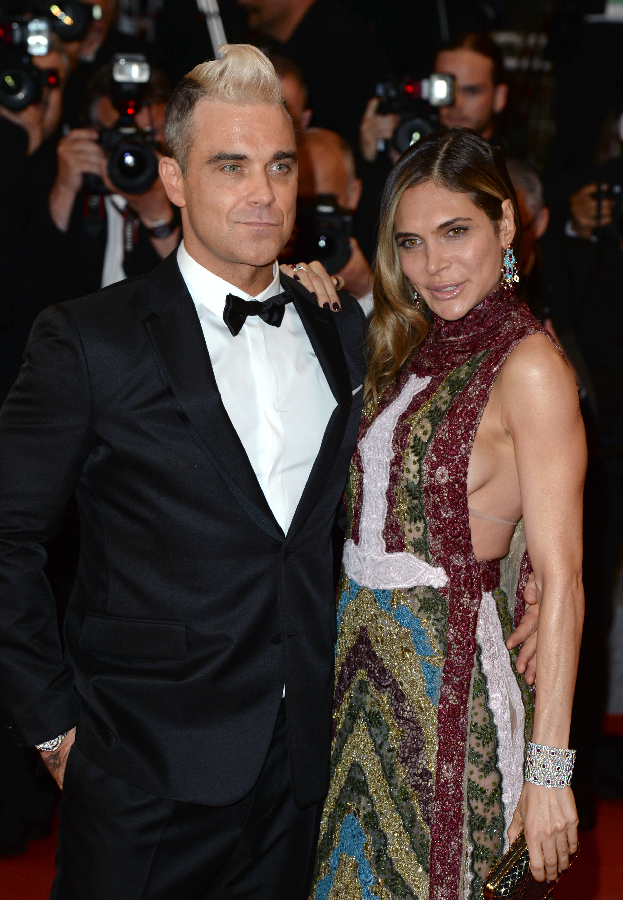 <strong>Robbie with his wife, Ayda</strong>