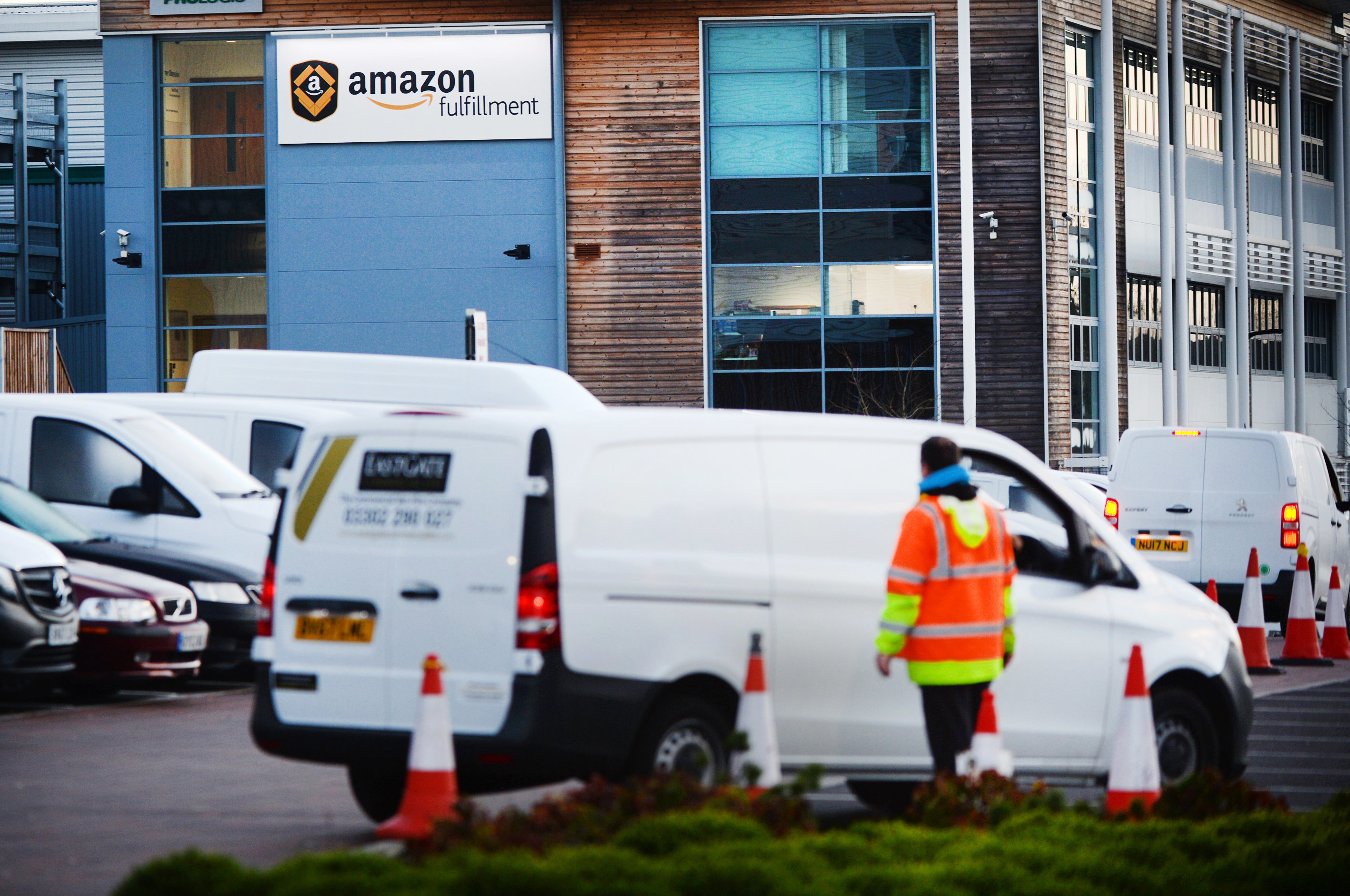 <strong>Amazon has been beset by allegations over conditions for drivers delivering its parcels</strong>