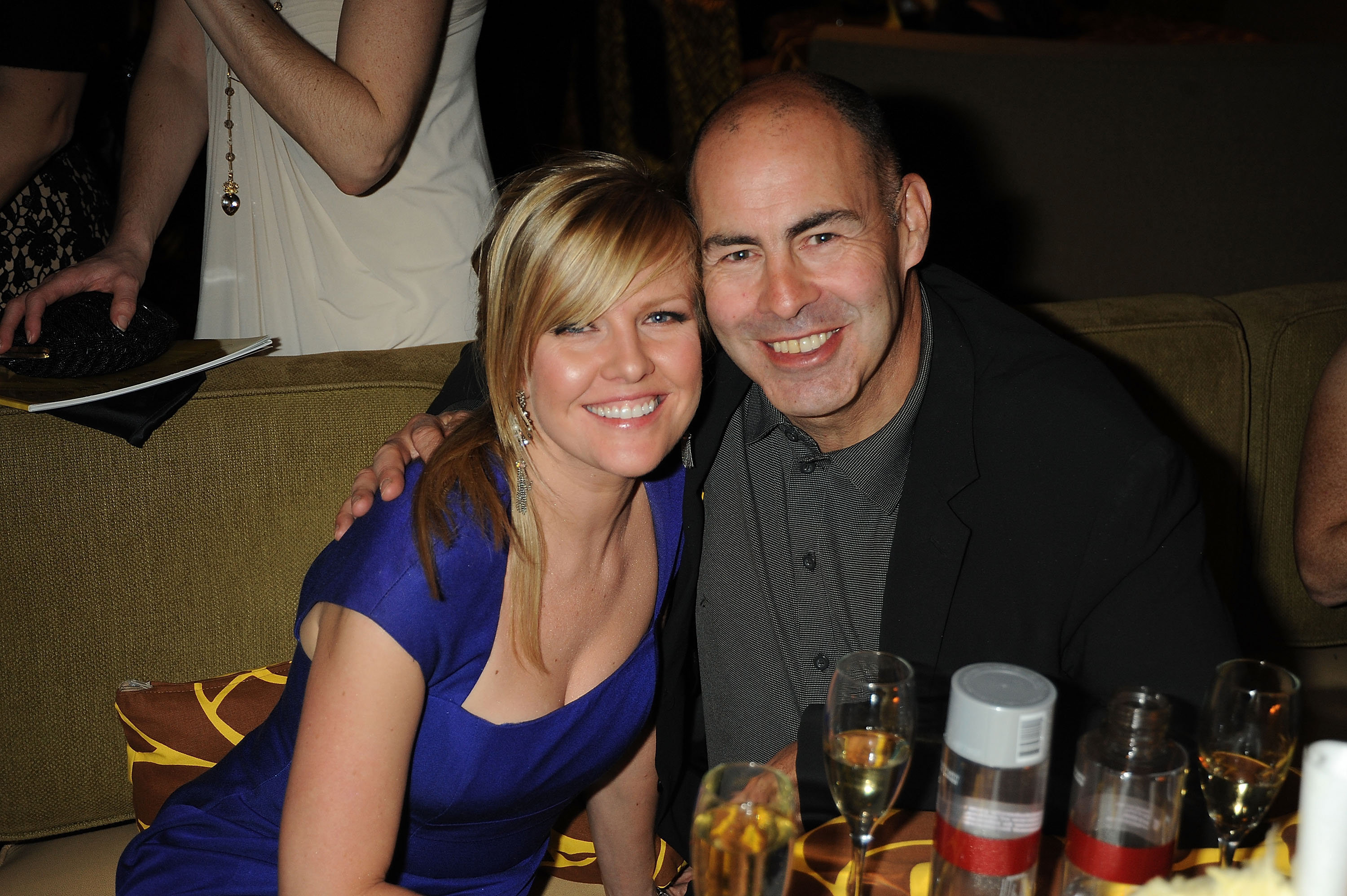 Ashley Jensen with her husband, Terence Beesley
