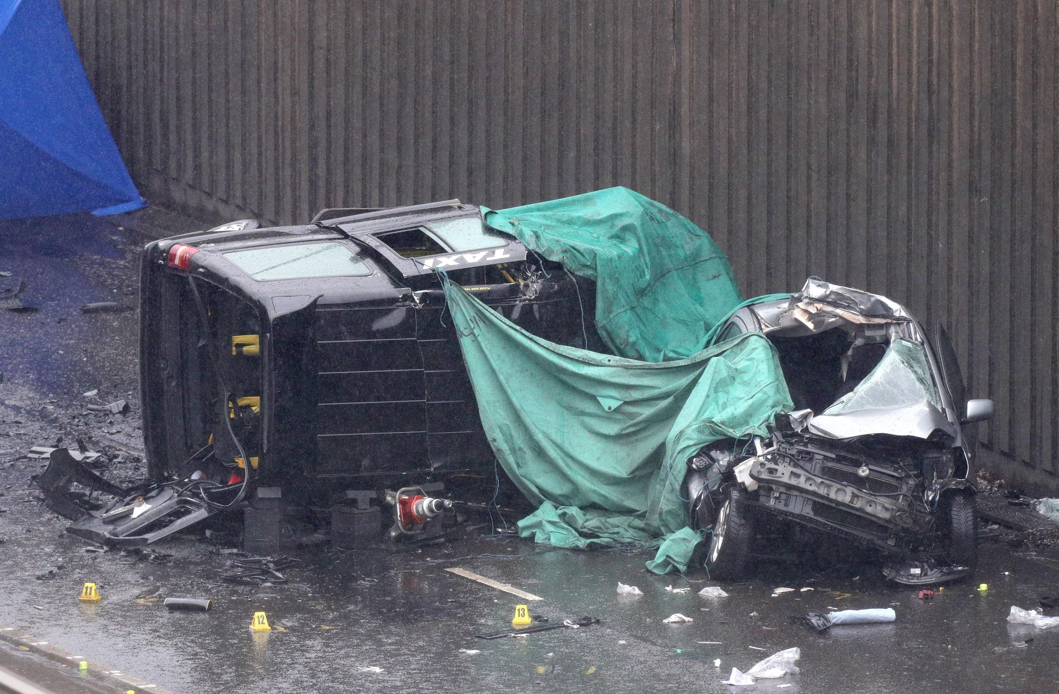 <strong>The crash left six people dead and a seventh critically injured&nbsp;</strong>