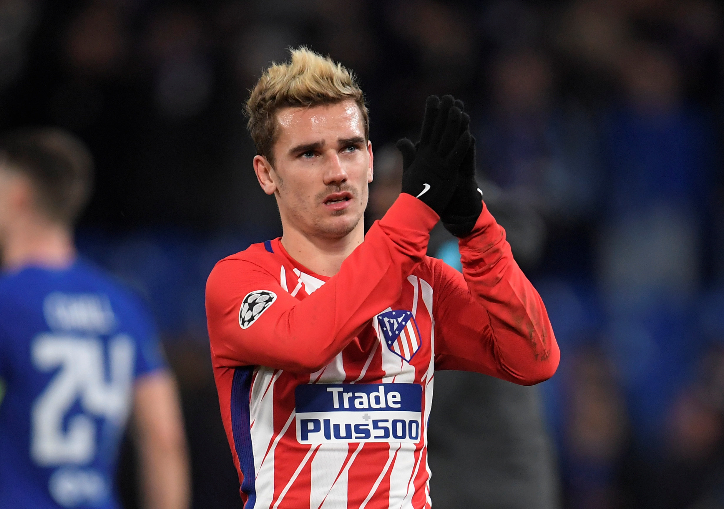 <strong>Antoine Griezmann at Chelsea vs Atletico Madrid at Stamford Bridge on 5 December&nbsp;</strong>